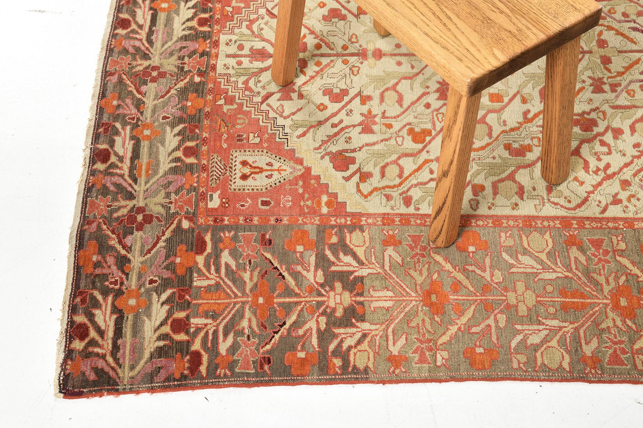 Wool Mehraban Antique Mishen Malayer For Sale