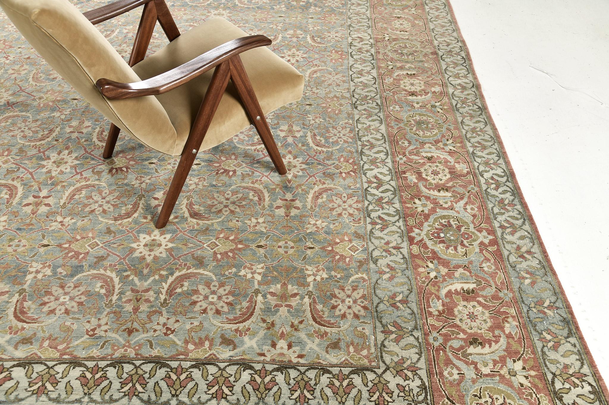 An impressive artwork of Bakhtiari Rug flexed its hand-spun wool for durability and individuality. Stunning warm earth-toned schemes are featured that will match your traditional interiors. Aside from its aesthetic value, it is also perfect for your
