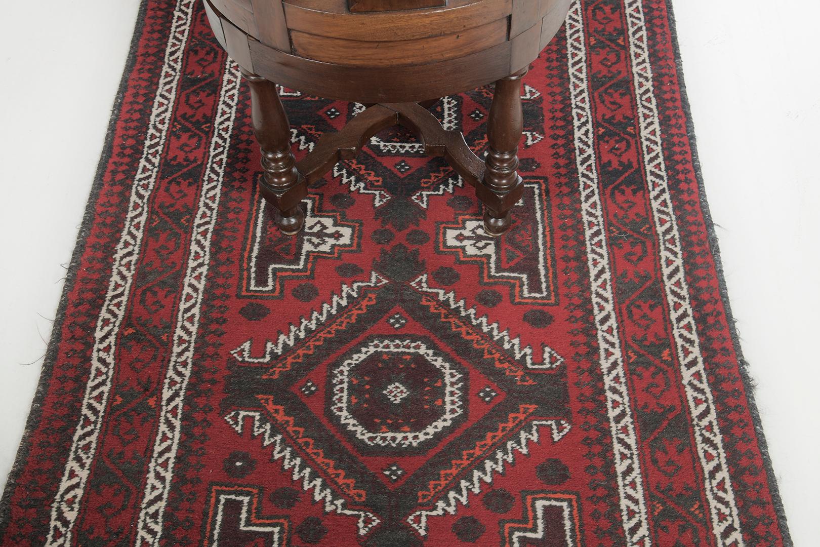 Mehraban Antique Persian Belouch Runner In Good Condition For Sale In WEST HOLLYWOOD, CA