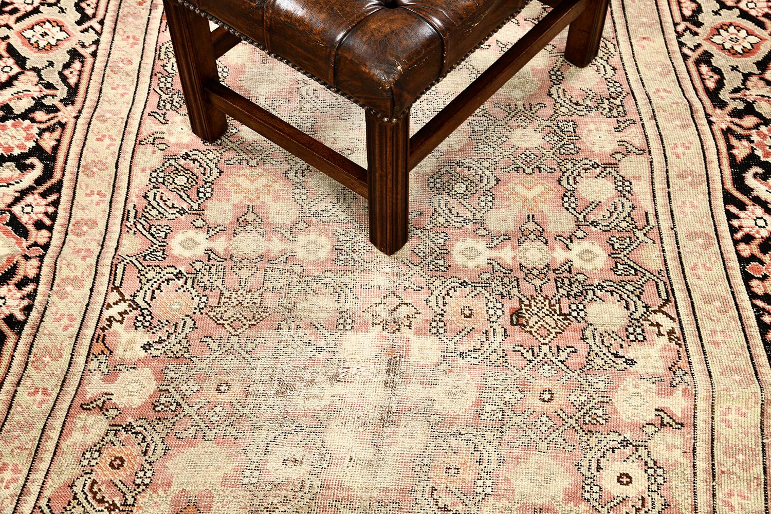 Mehraban Antique Persian Gharabagh Runner In Good Condition For Sale In WEST HOLLYWOOD, CA