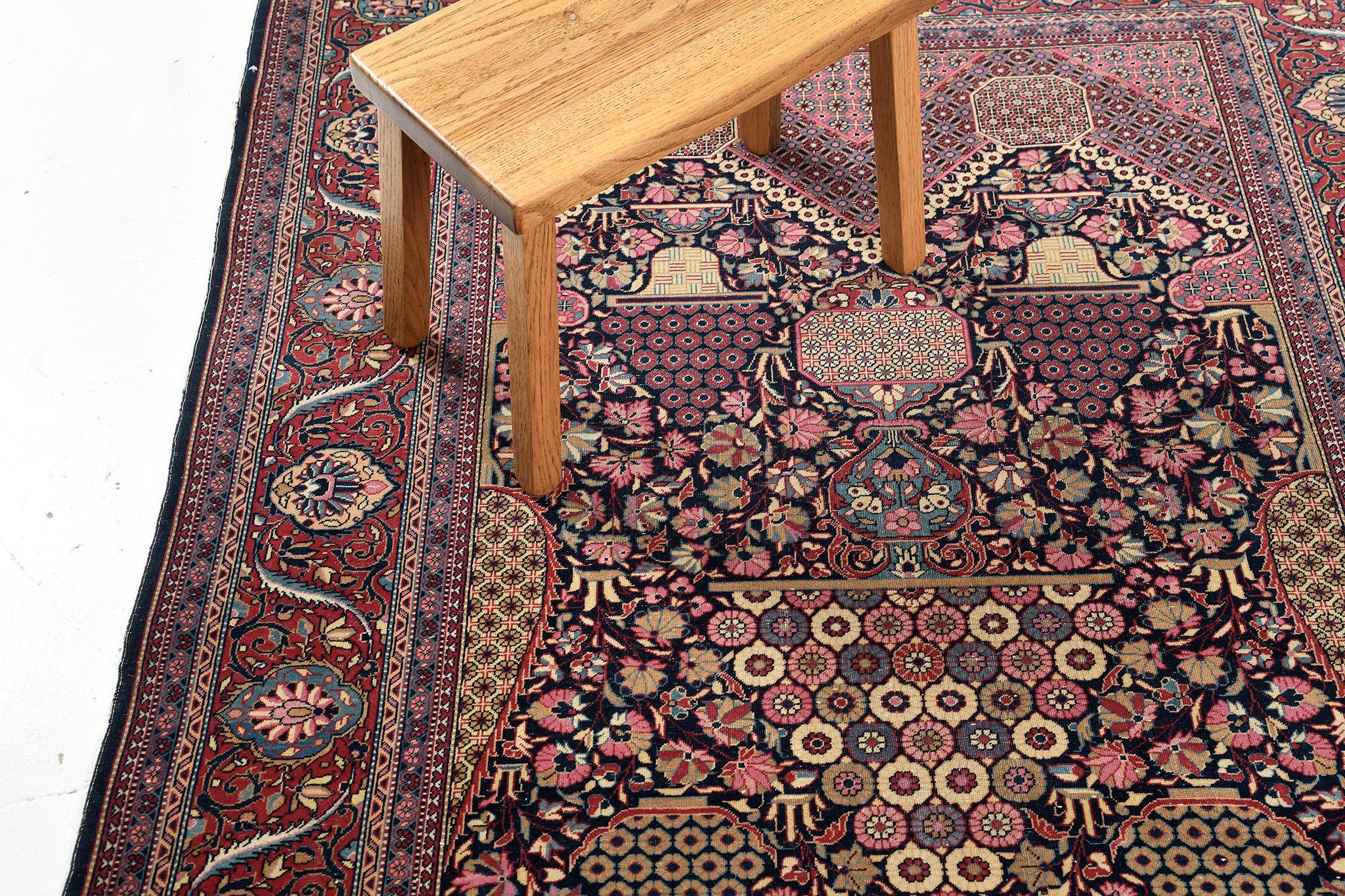 Mehraban Antiker persischer Kashan-Teppich 26821 im Angebot 3