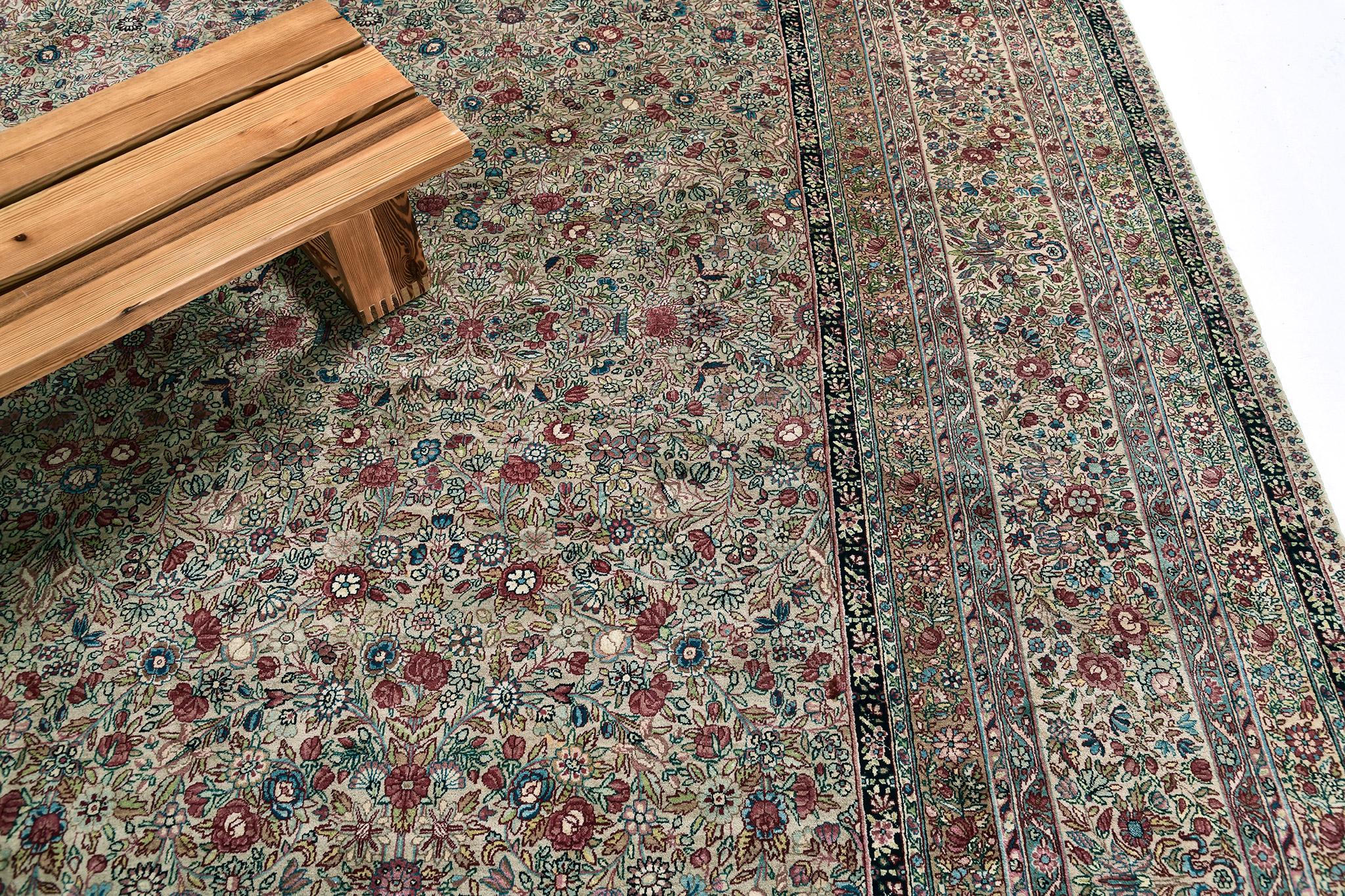Mehraban Antiker persischer Kerman (Handgeknüpft) im Angebot