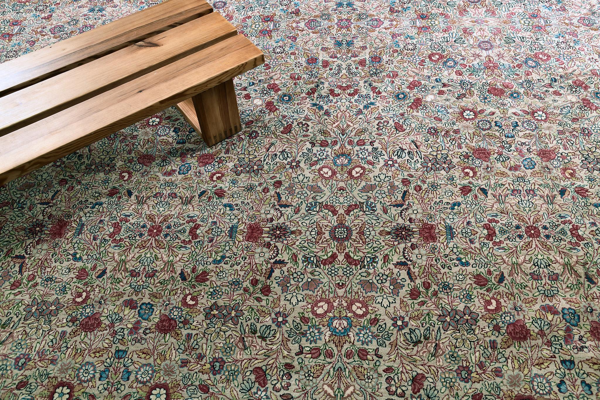 Mehraban Antiker persischer Kerman (Wolle) im Angebot