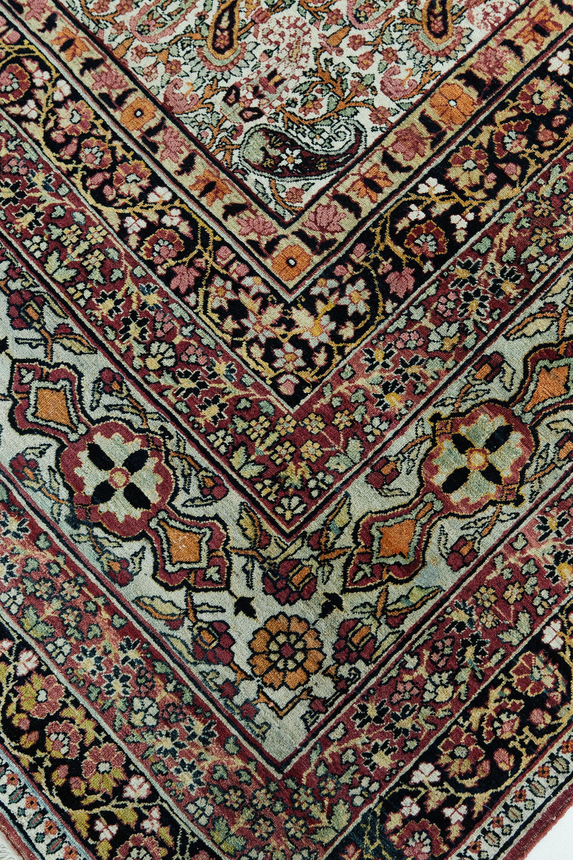 Antiker persischer Kermanshah-Teppich (Persisch) im Angebot