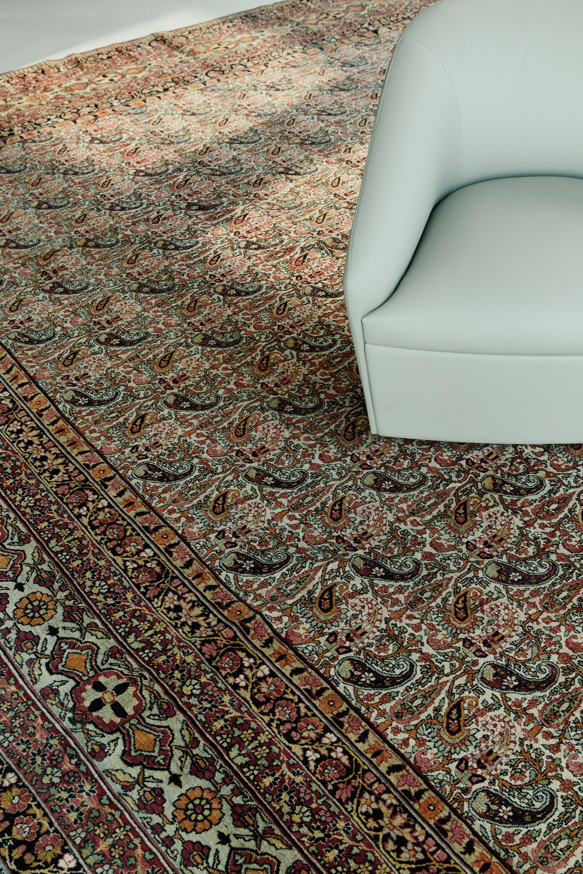 Antiker persischer Kermanshah-Teppich im Angebot 1