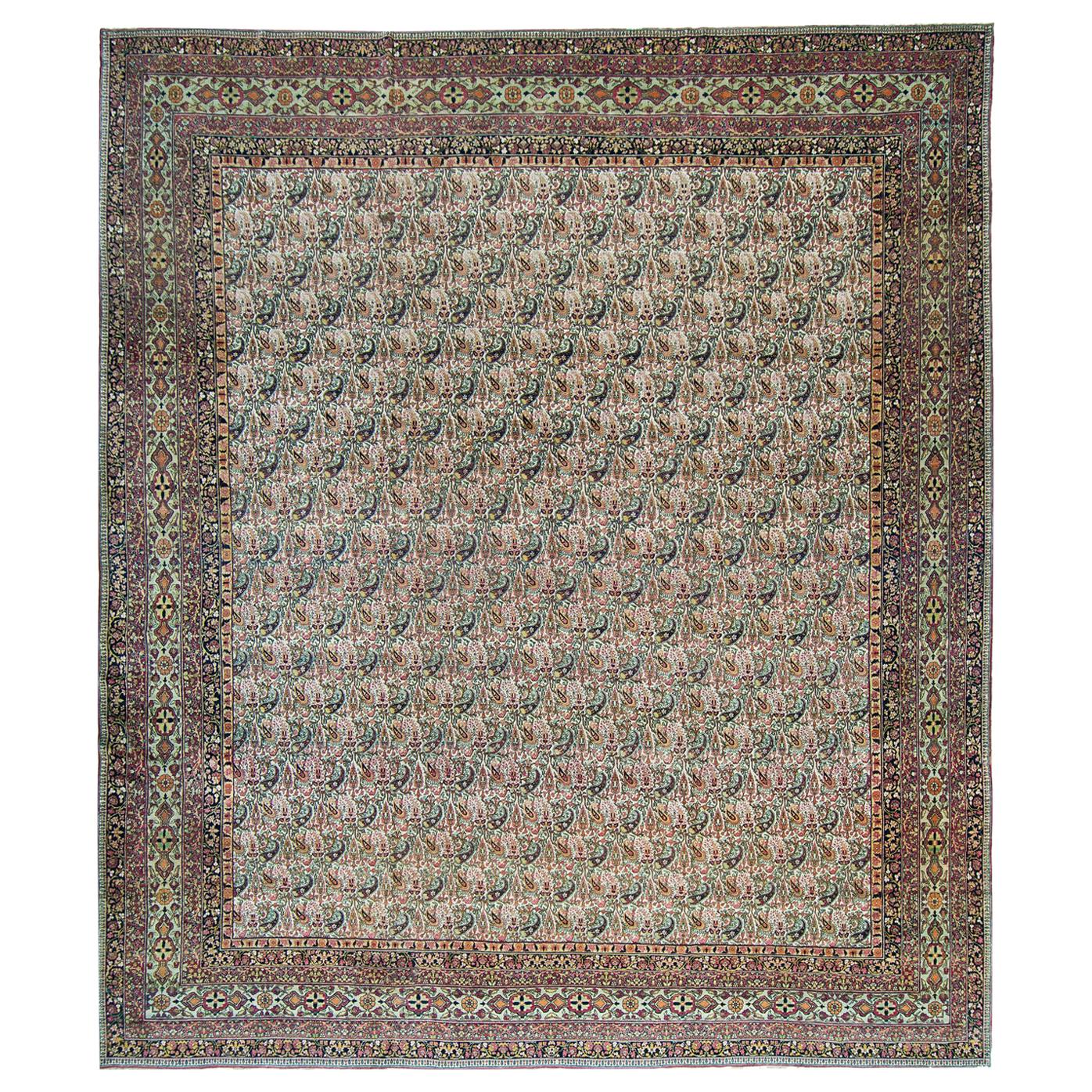 Antiker persischer Kermanshah-Teppich im Angebot