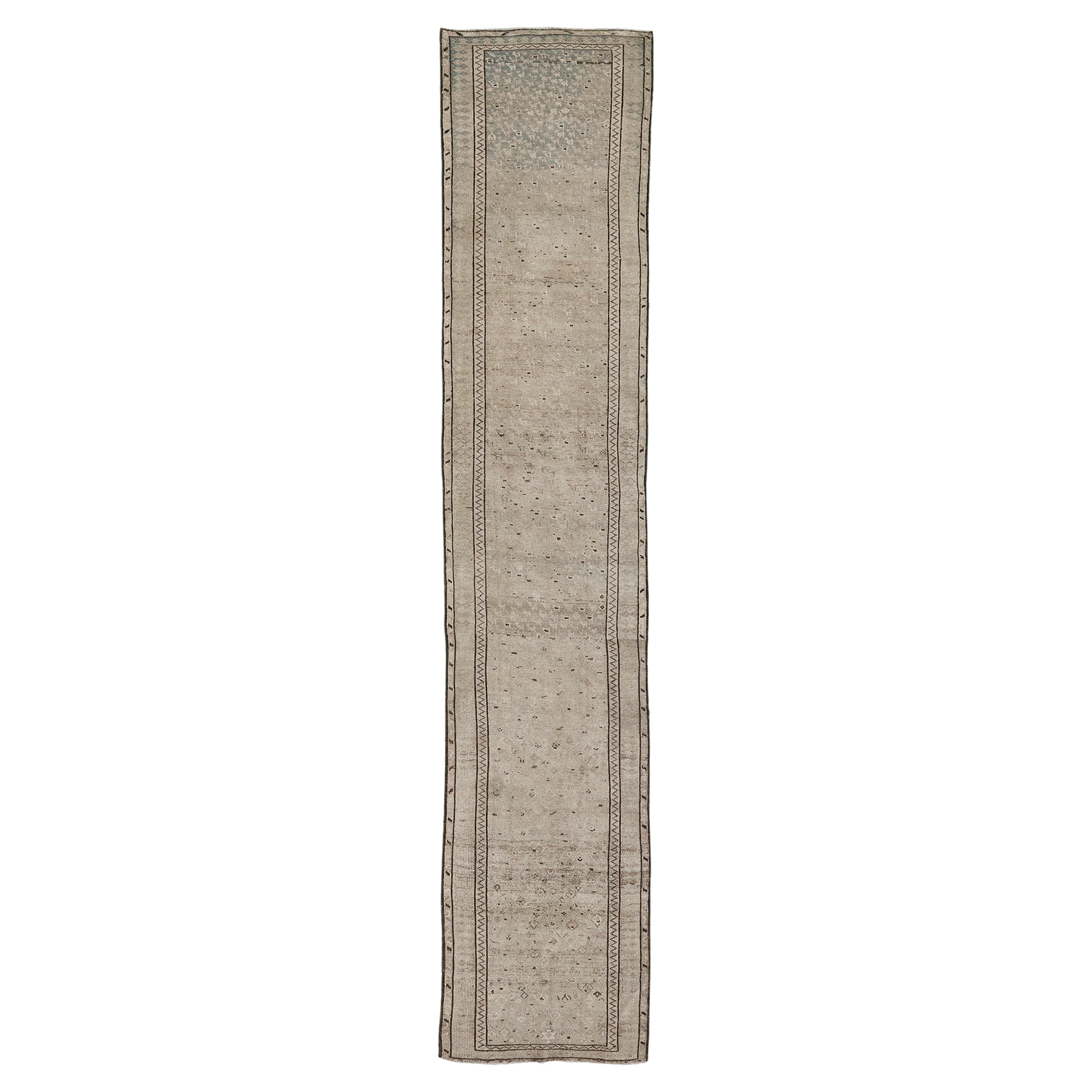 Tapis de couloir persan ancien Mehraban persan kurde