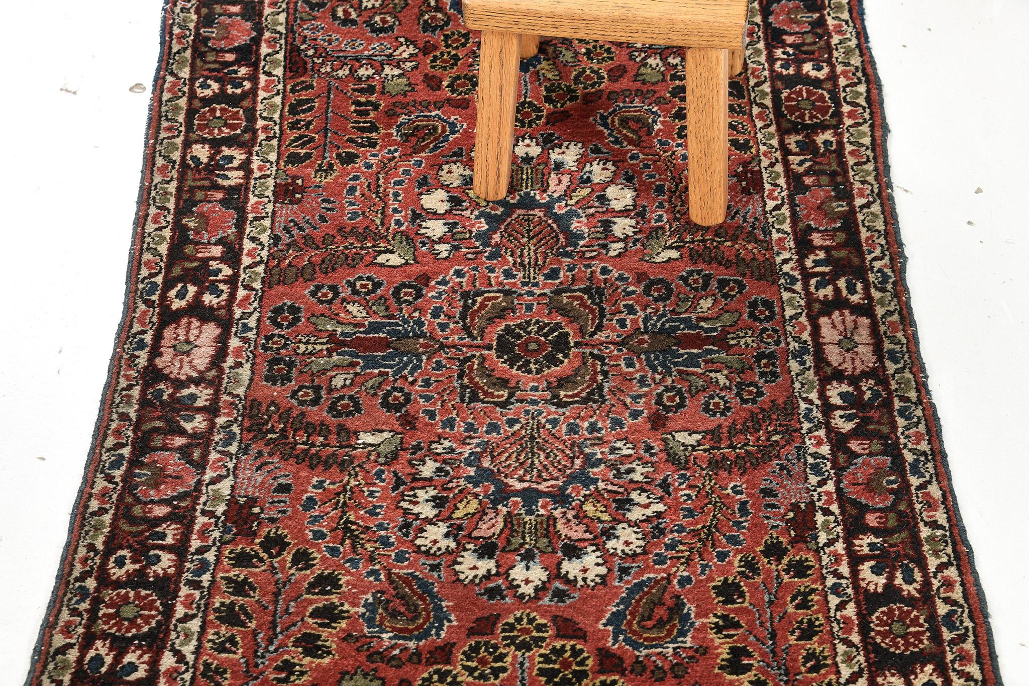 Early 20th Century Mehraban Antique Persian Lilihan Rug 26484 For Sale