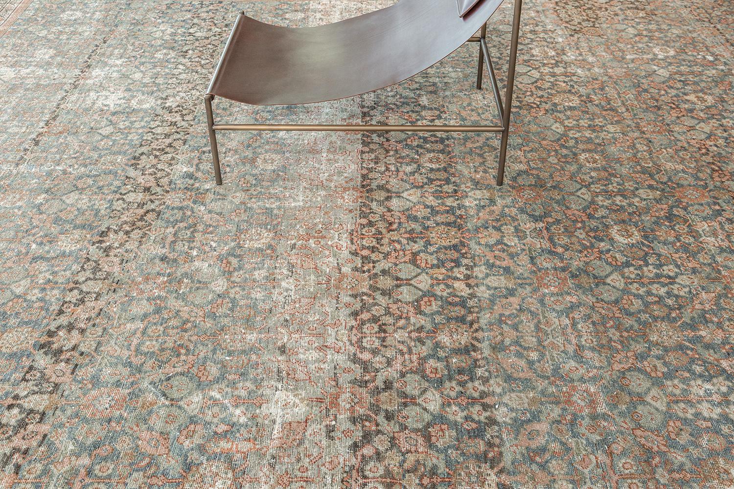 Mehraban Alfombra Persa Antigua Mahal Farahan en venta 5