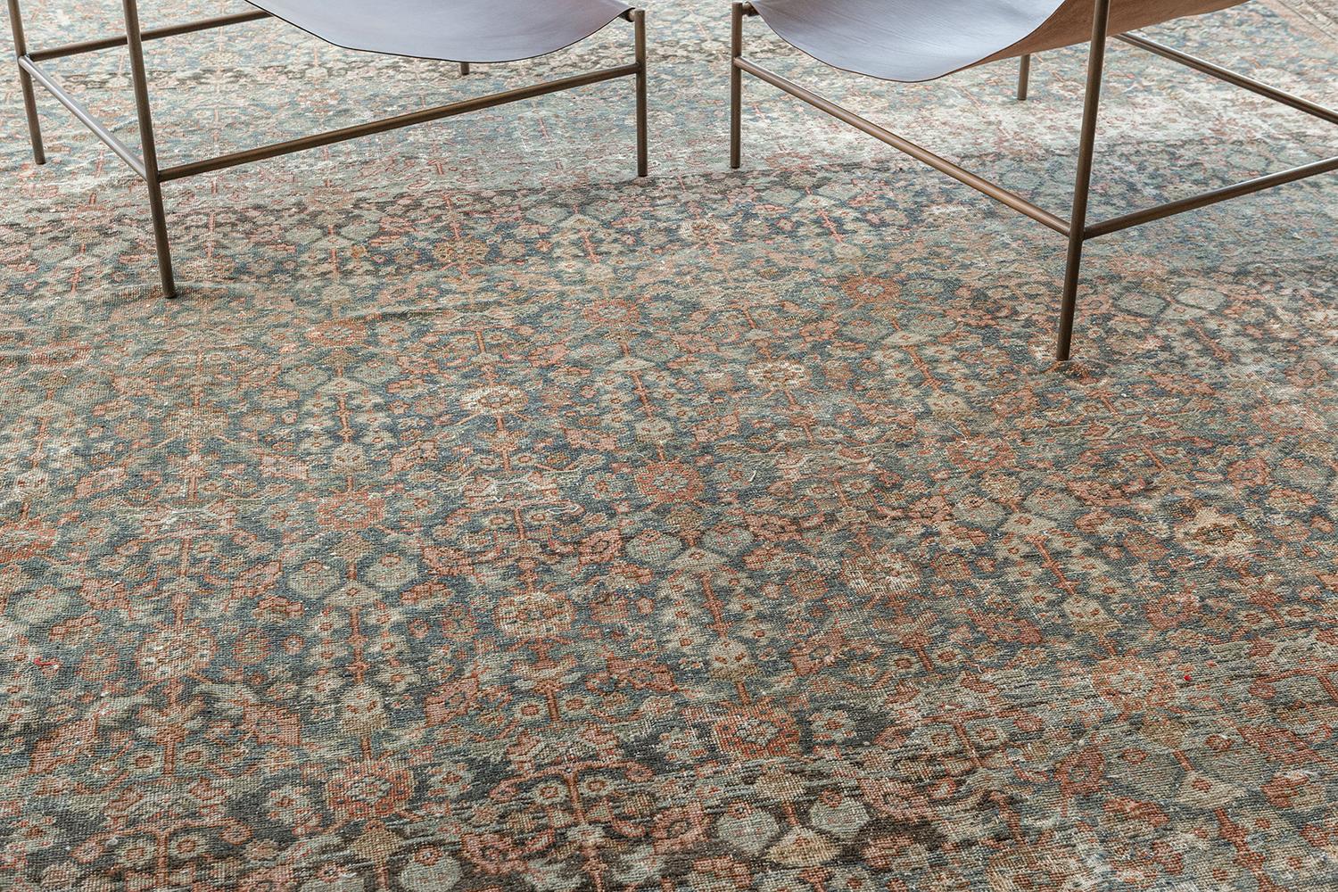 Mehraban Alfombra Persa Antigua Mahal Farahan Lana en venta
