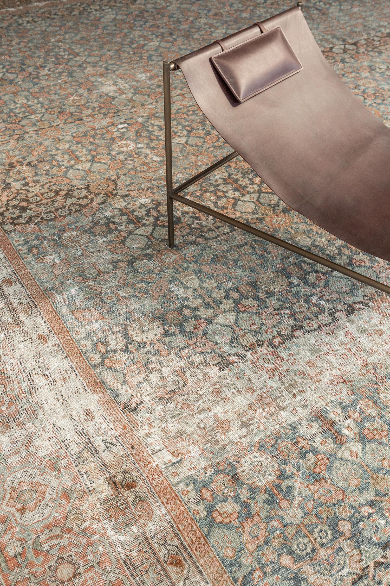 Mehraban Alfombra Persa Antigua Mahal Farahan en venta 1