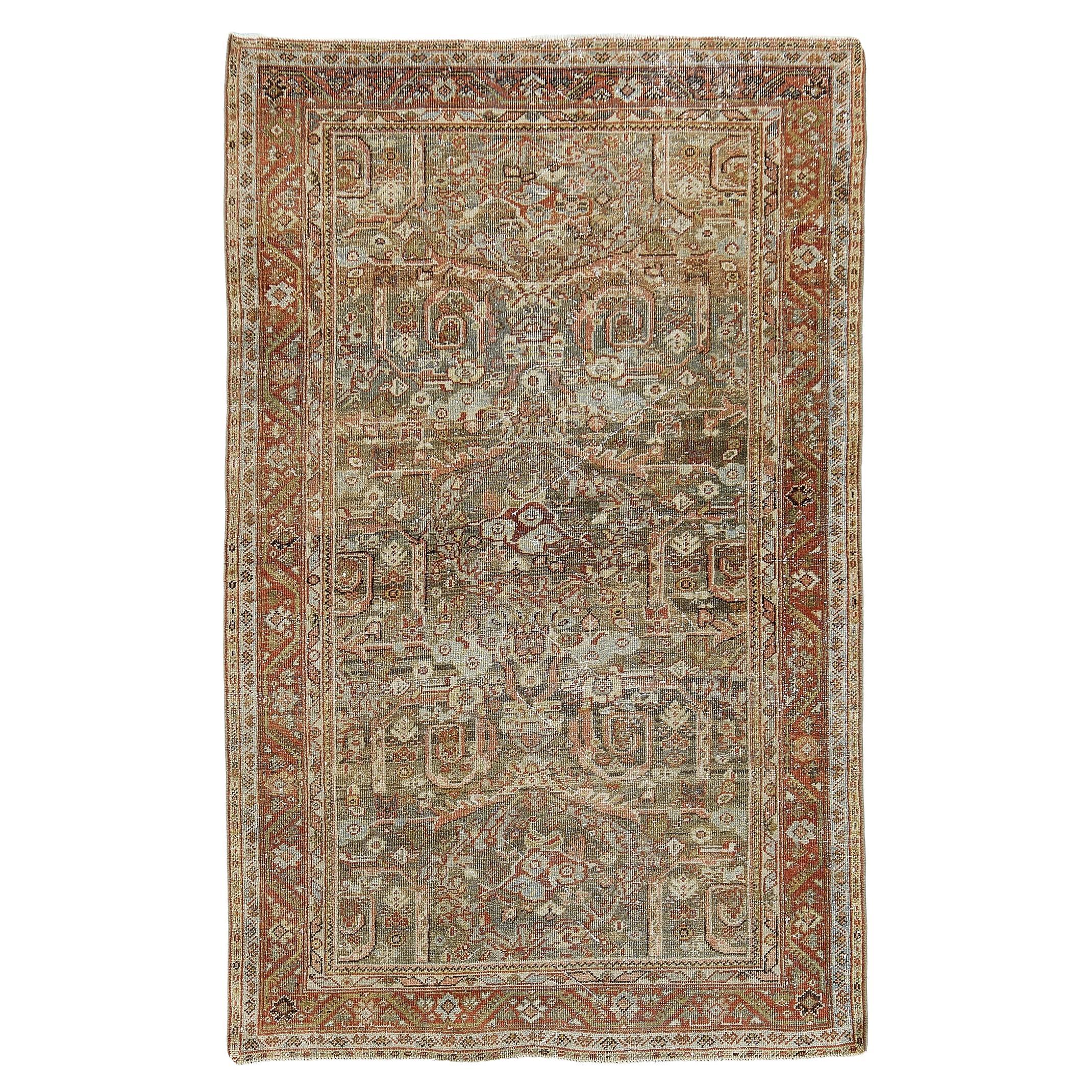 Mehraban Antique Persian Mahal Rug 26043 For Sale