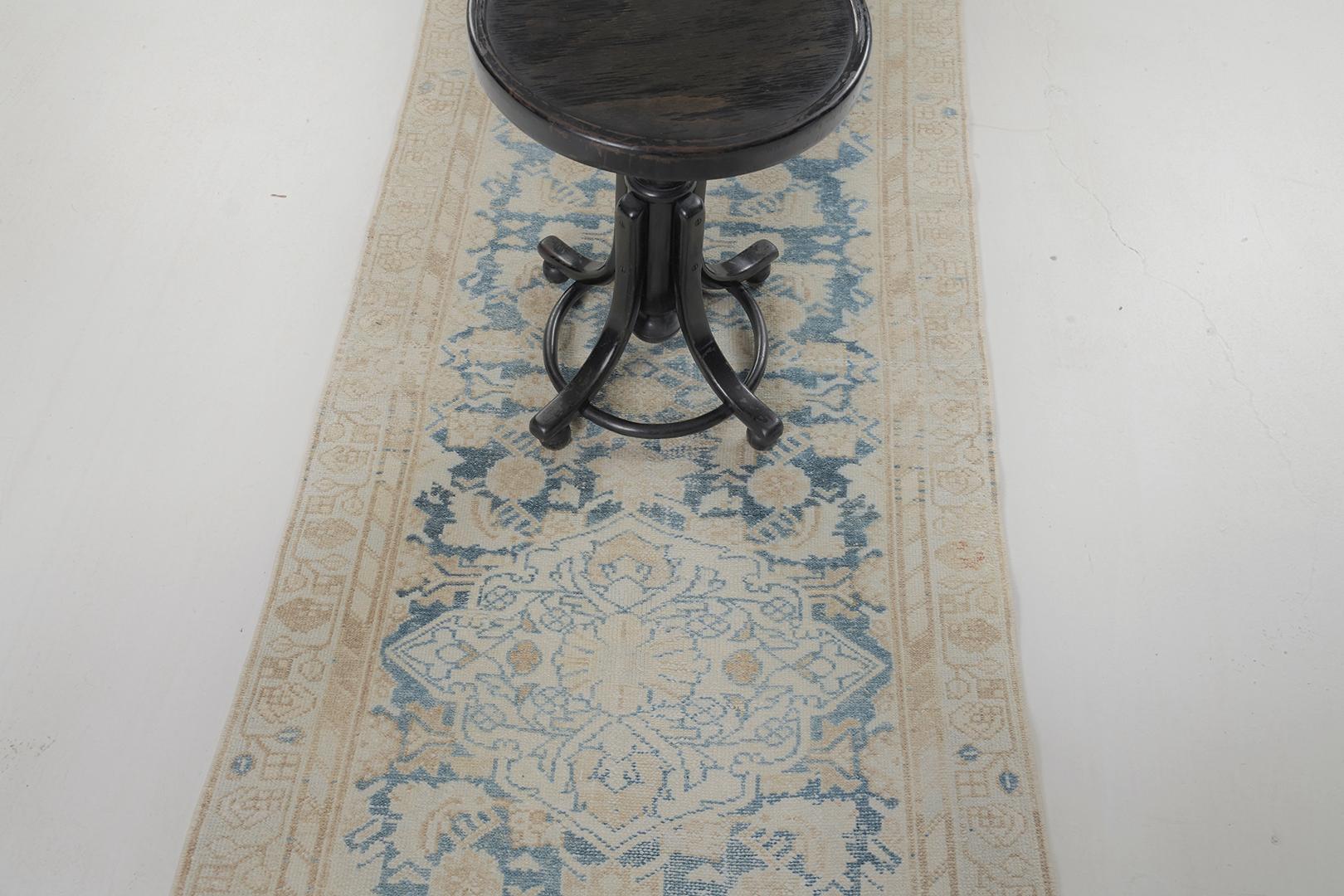 Wool Mehraban Antique Persian Malayer For Sale