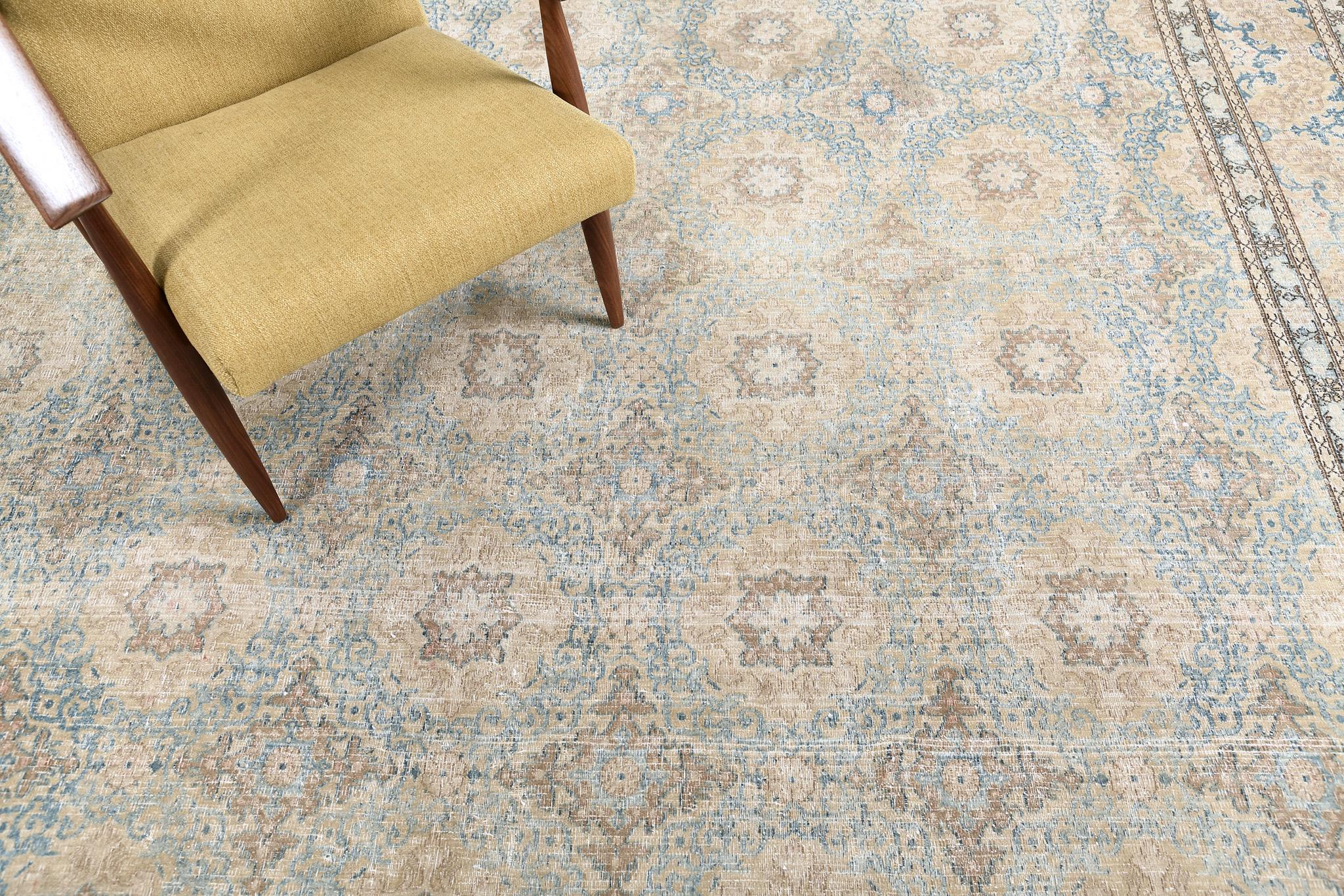 Laine Mehraban Antique Mashad persan en vente
