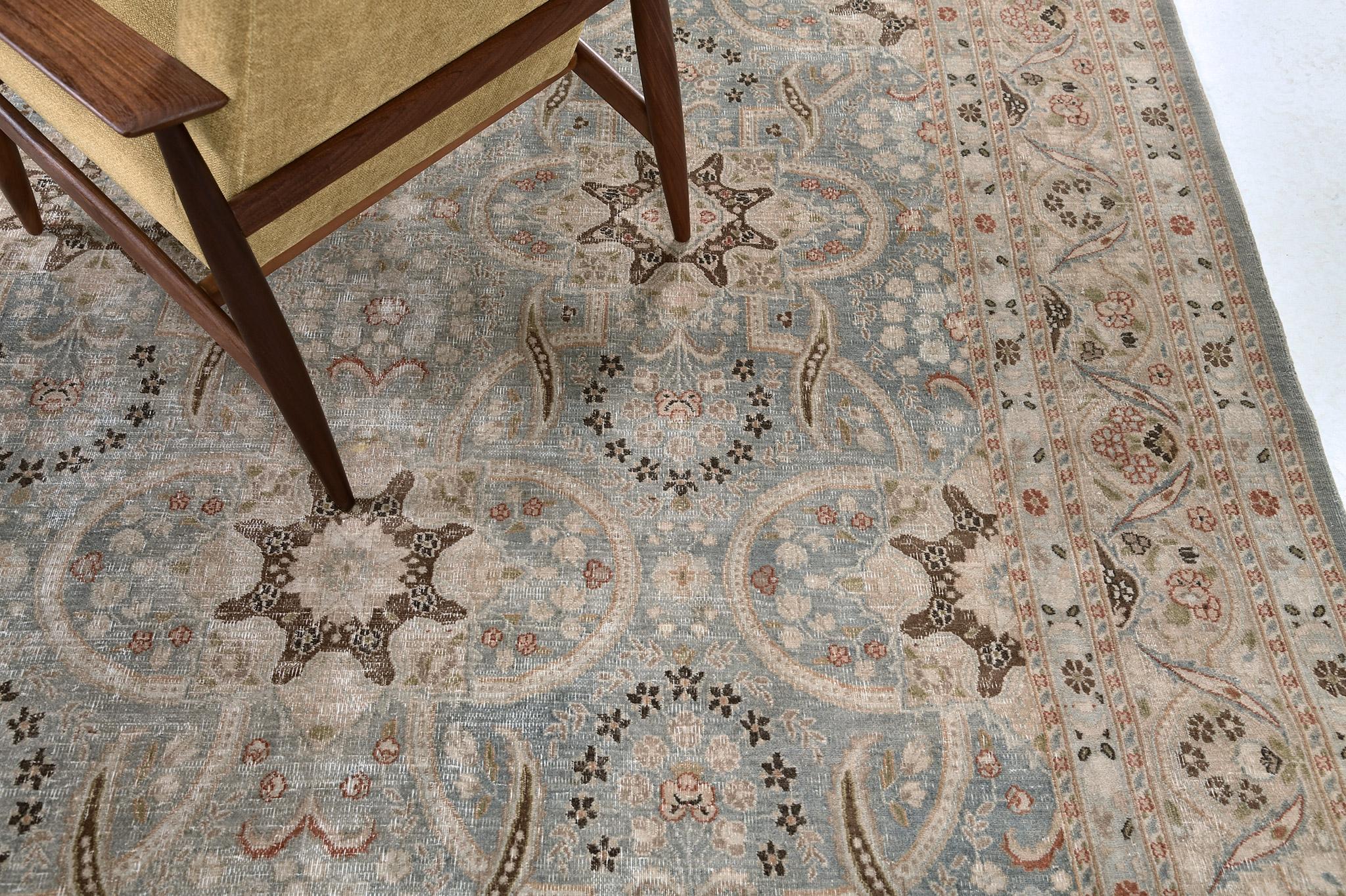 Mehraban Antique Persian Mashad For Sale 3