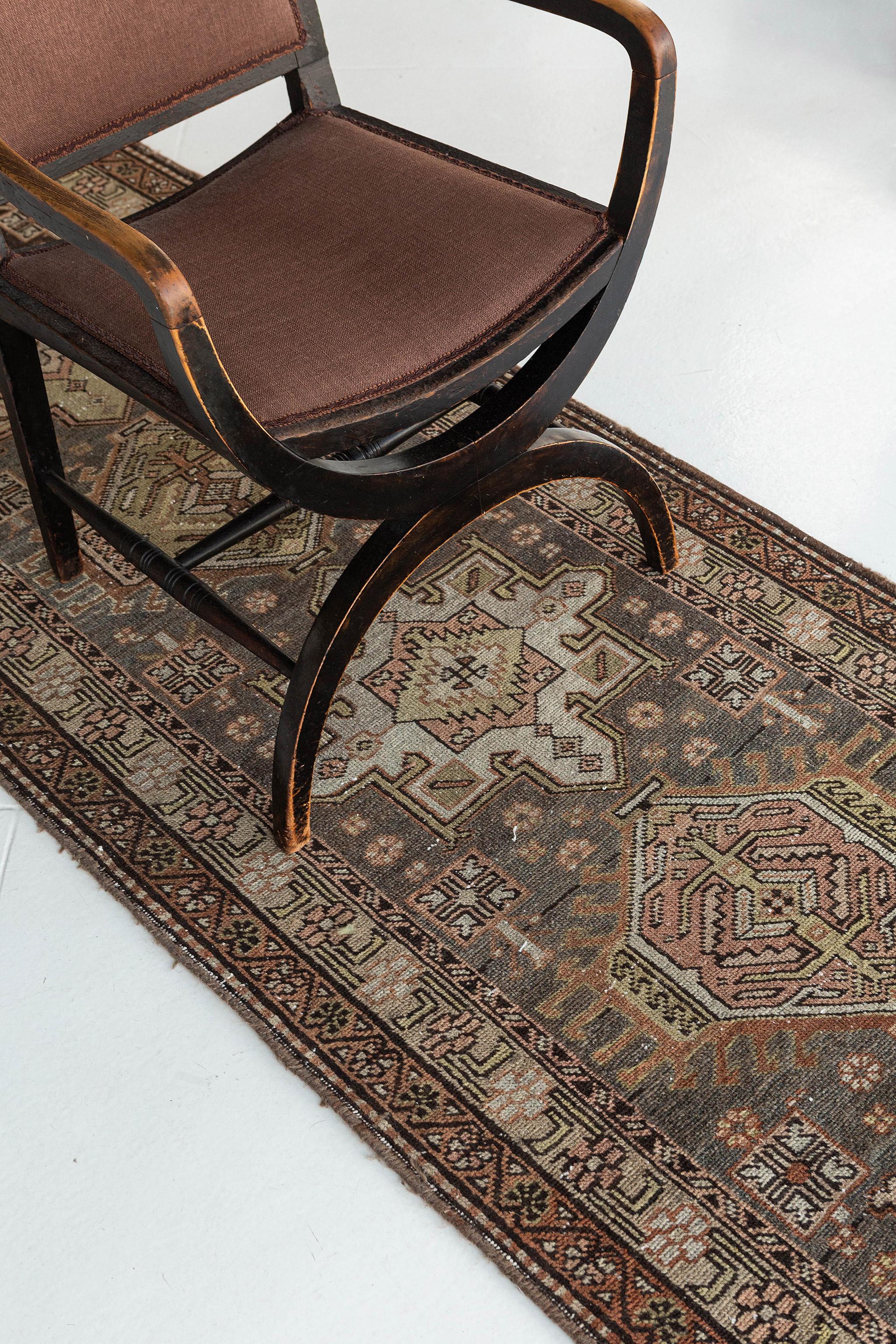 Antique Persian Serapi Runner For Sale 1