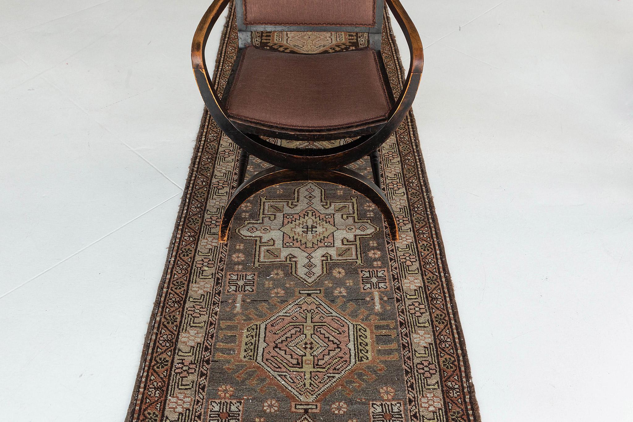 Antique Persian Serapi Runner For Sale 2