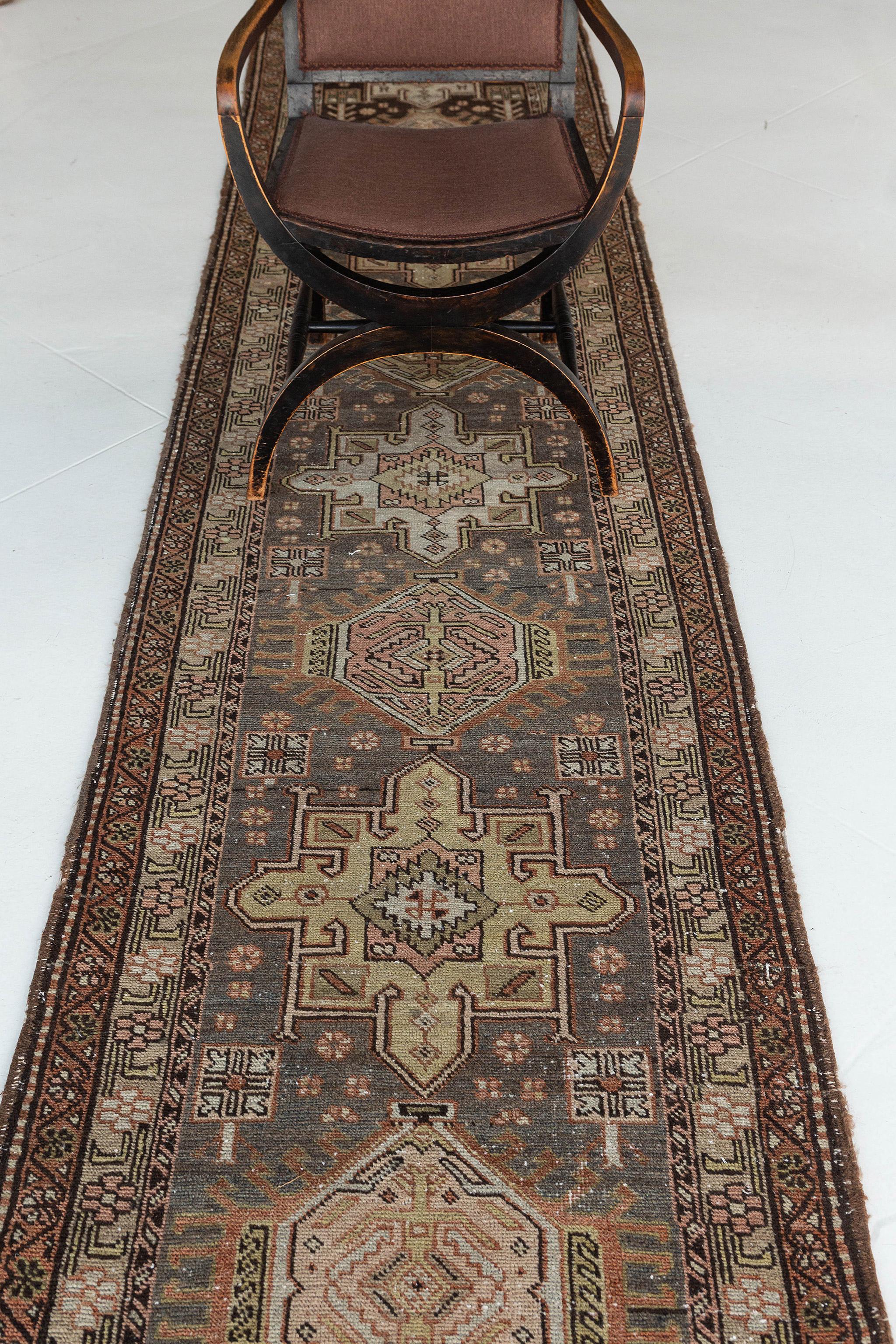 Antique Persian Serapi Runner For Sale 3