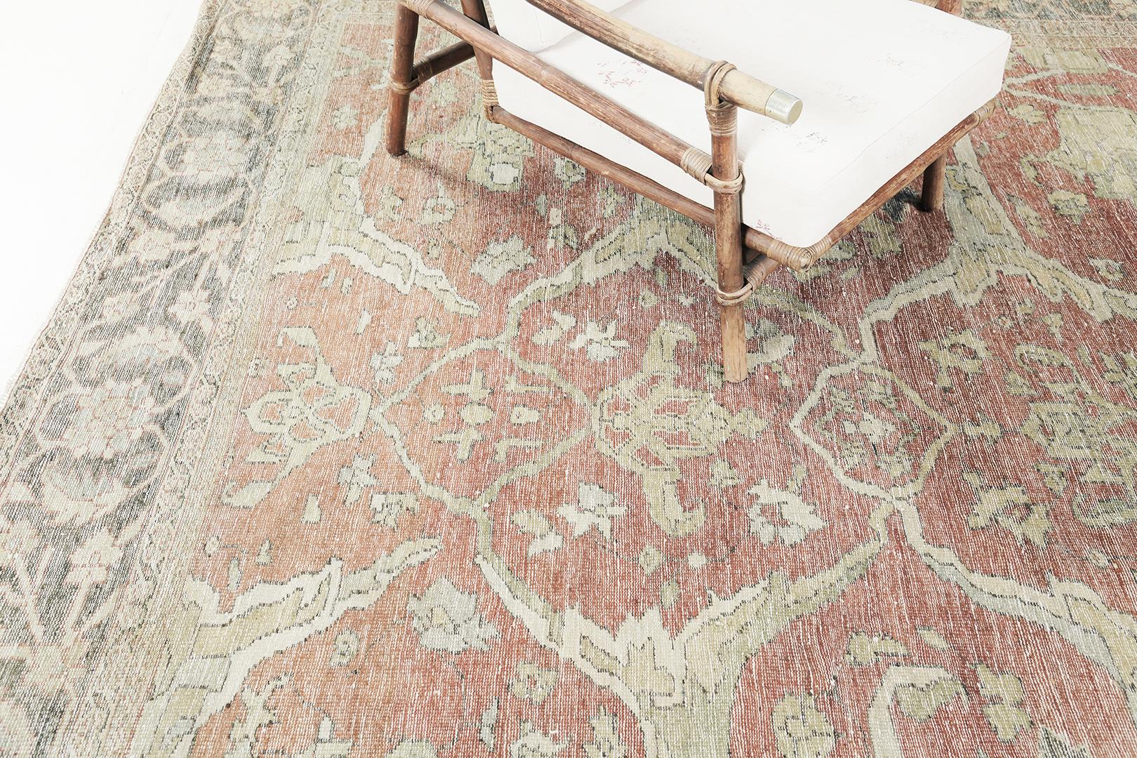 Early 20th Century Mehraban Antique Persian Sultanabad For Sale