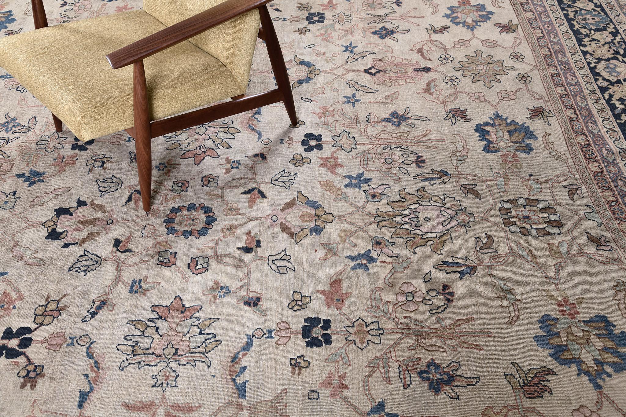 Mehraban Antiker Persischer Sultanabad-Teppich im Angebot 4