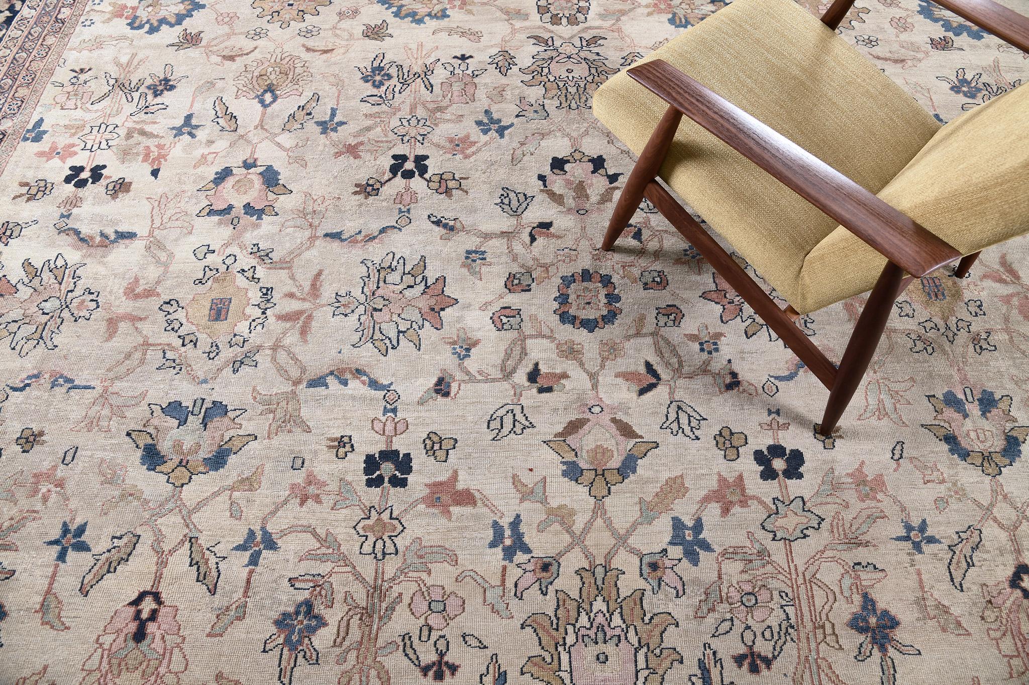 Mehraban Antiker Persischer Sultanabad-Teppich im Angebot 6