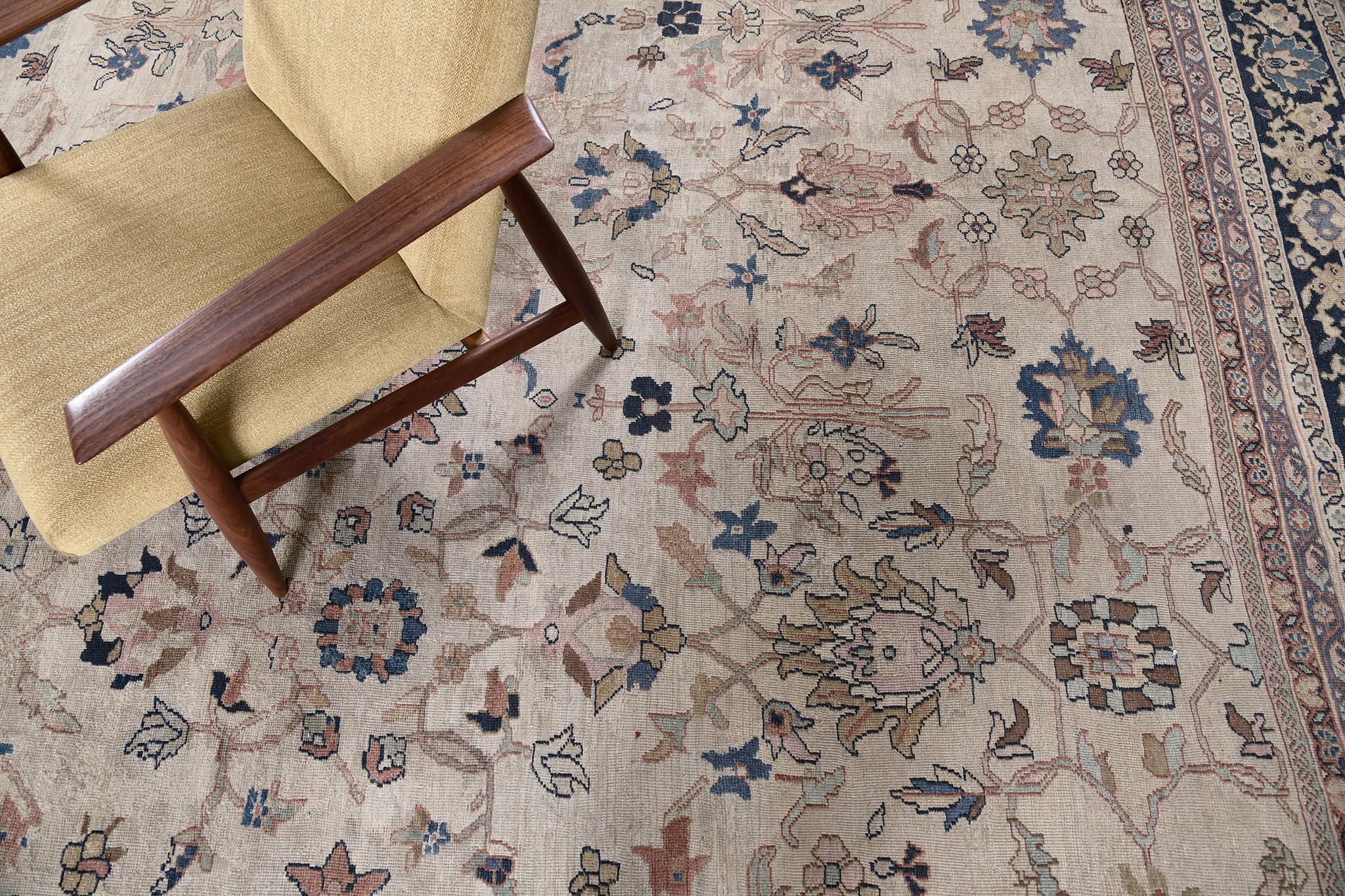 Mehraban Antiker Persischer Sultanabad-Teppich im Angebot 7