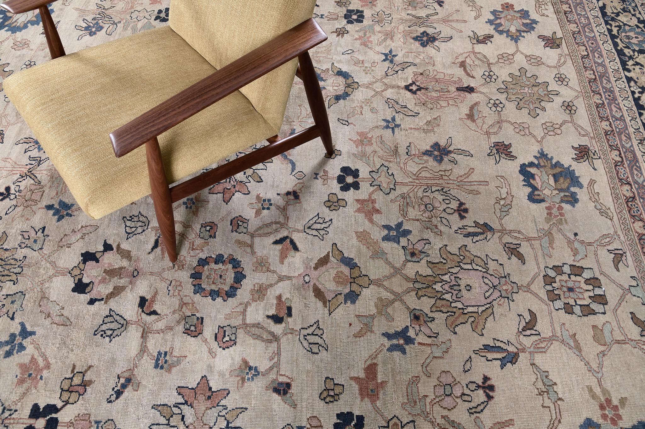 Mehraban Antiker Persischer Sultanabad-Teppich im Angebot 8