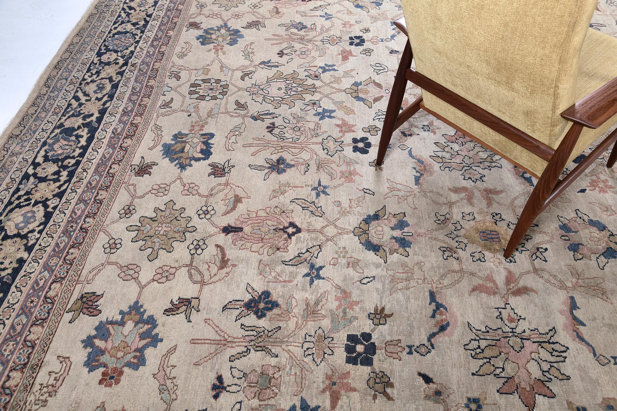 Mehraban Antiker Persischer Sultanabad-Teppich im Angebot 1