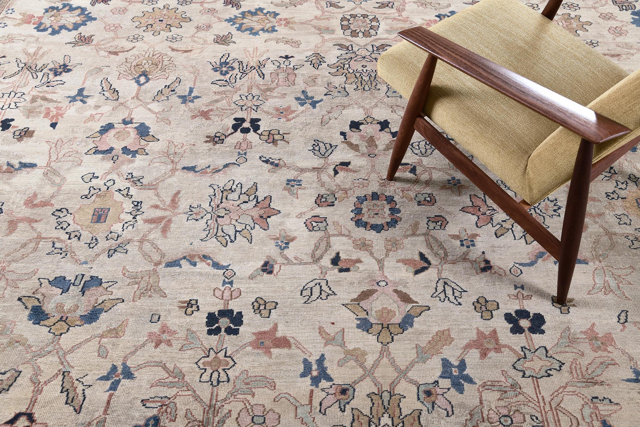 Mehraban Antiker Persischer Sultanabad-Teppich im Angebot 3