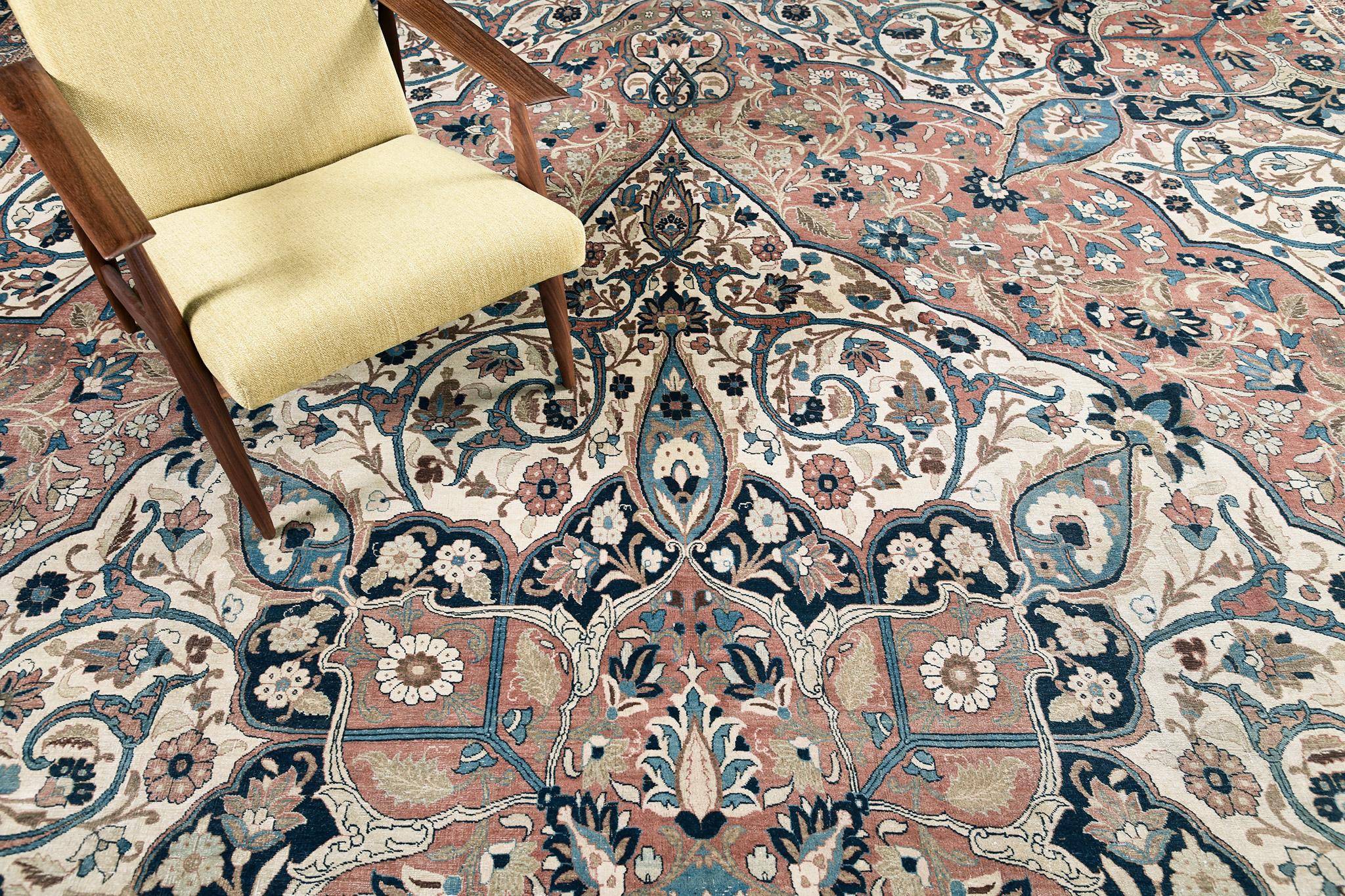 Mehraban Antico Tabriz Persiano Circa 1900 in vendita 7