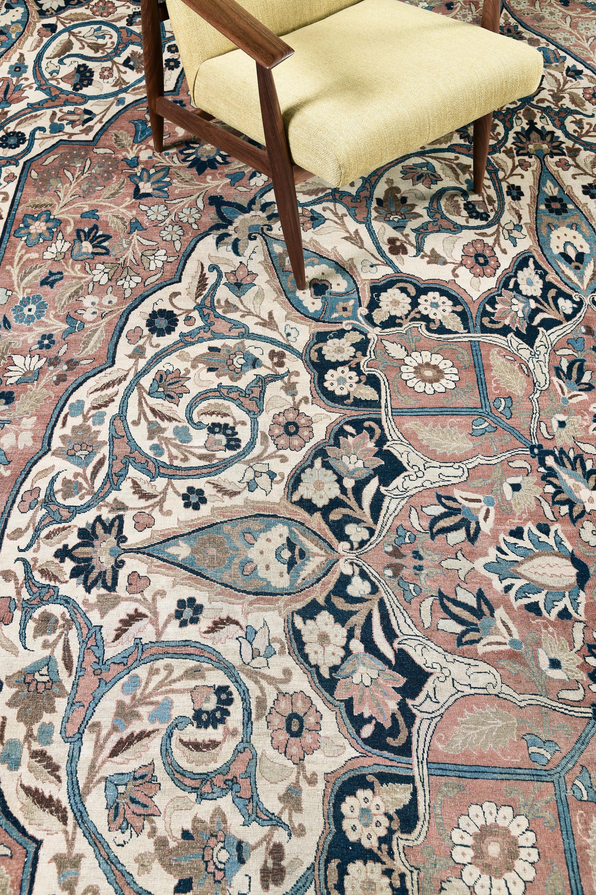 Mehraban Antico Tabriz Persiano Circa 1900 in vendita 8