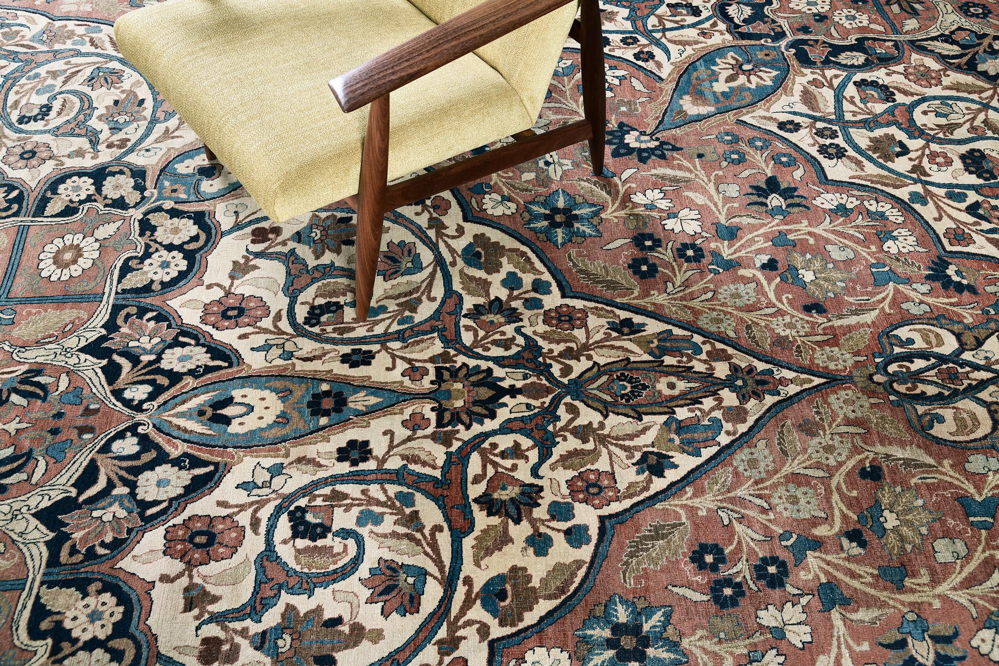 Mehraban Antico Tabriz Persiano Circa 1900 In condizioni buone in vendita a WEST HOLLYWOOD, CA