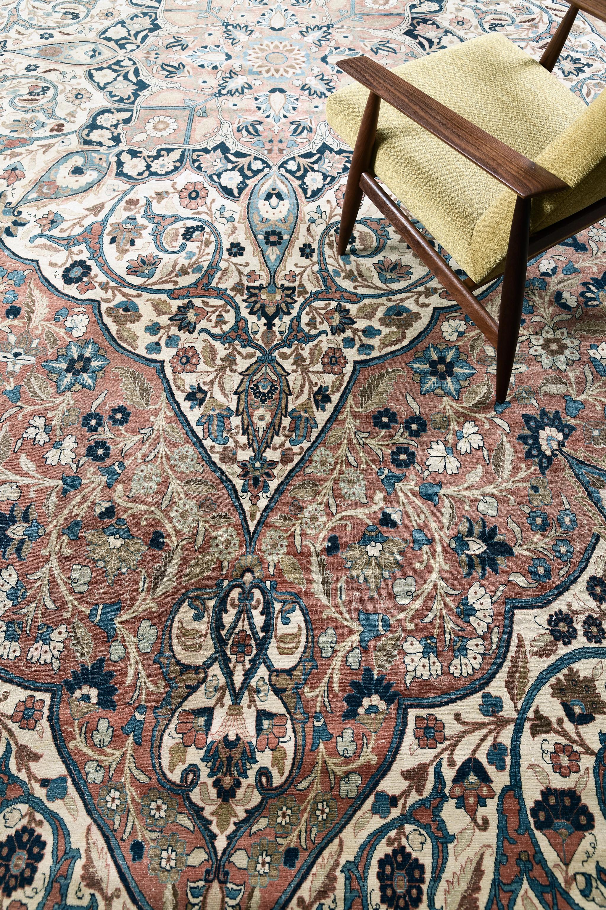 Mehraban Antico Tabriz Persiano Circa 1900 in vendita 1
