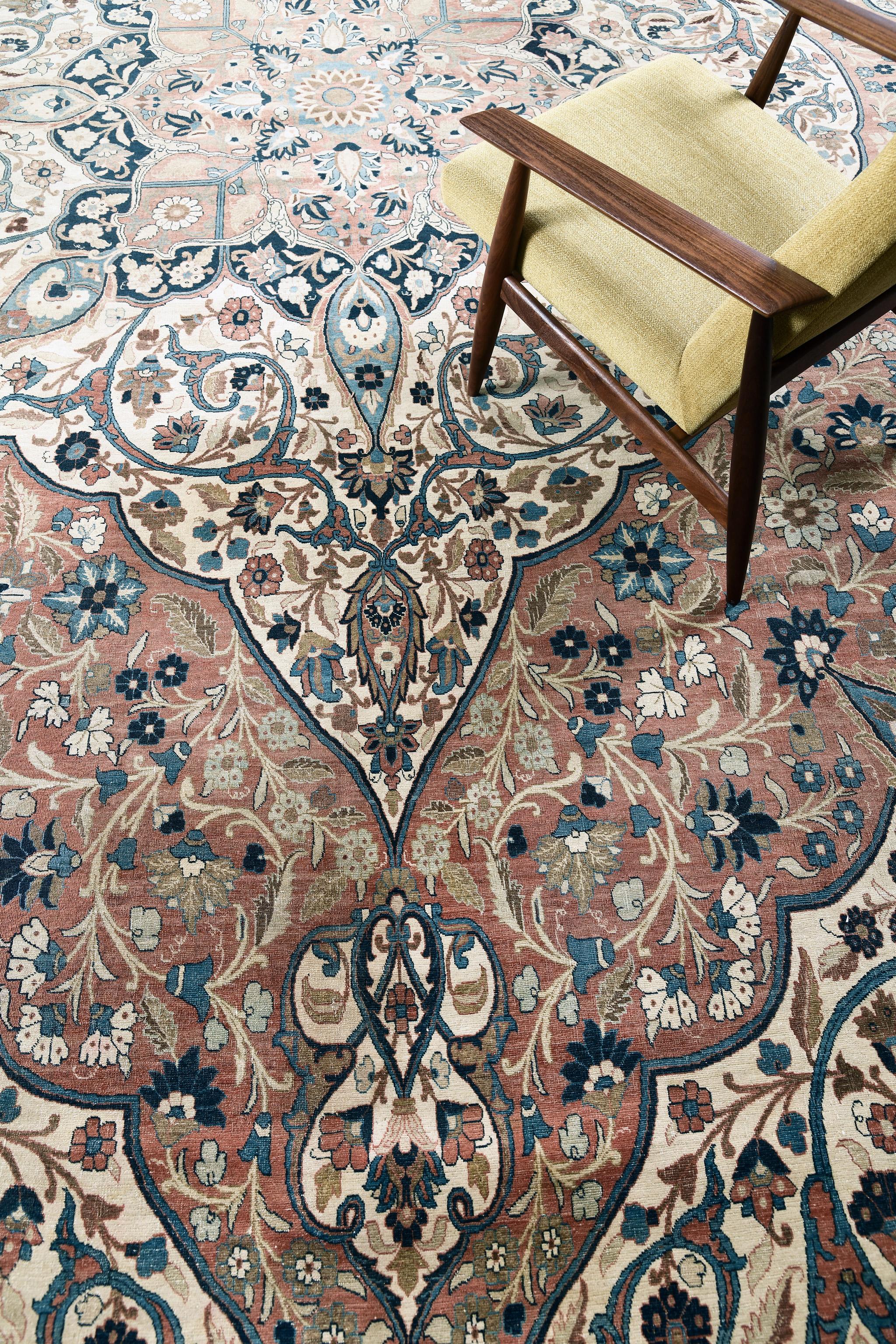 Mehraban Antico Tabriz Persiano Circa 1900 in vendita 2
