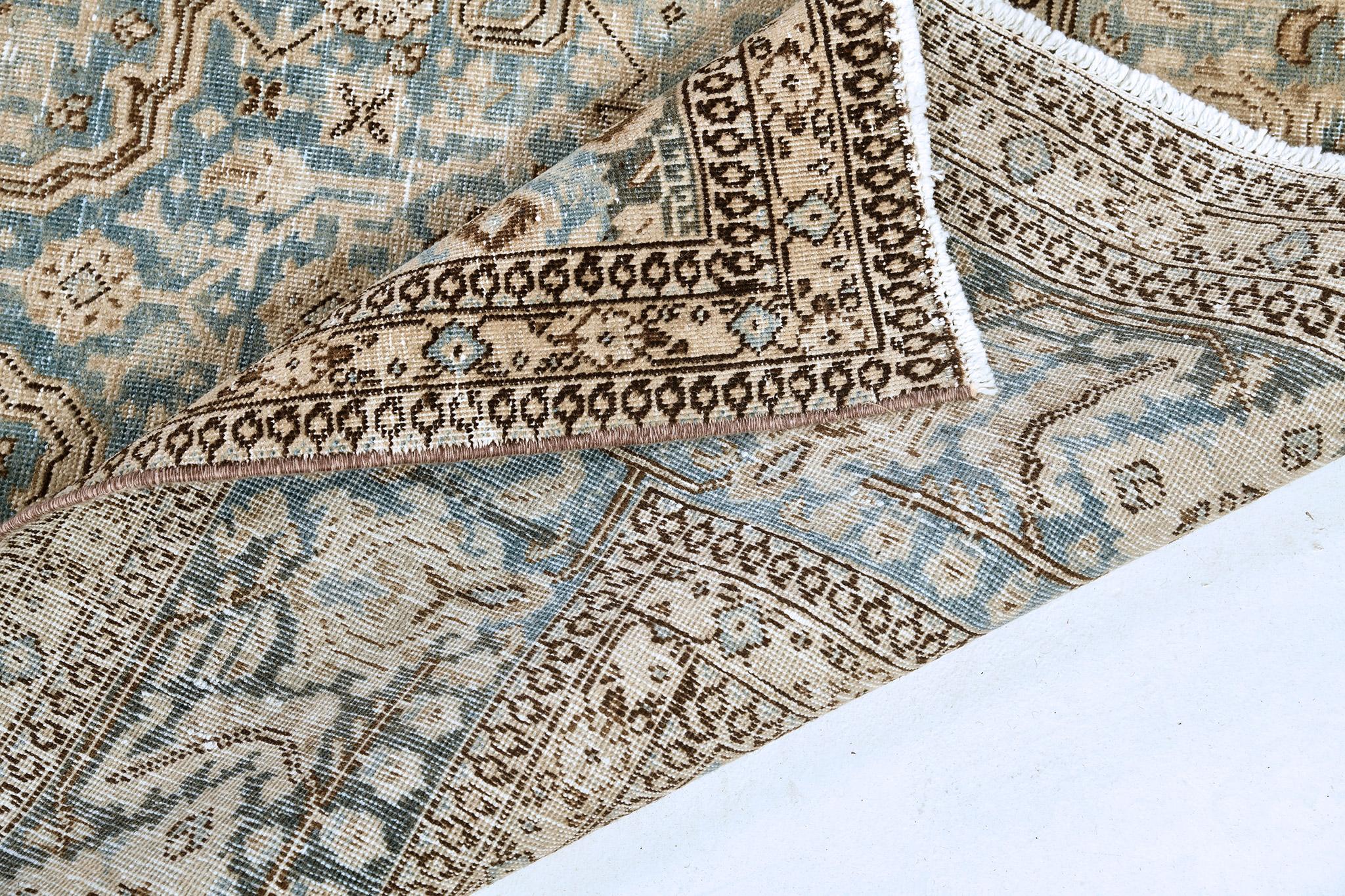 Annodato a mano Mehraban Antico Tabriz Persiano in vendita