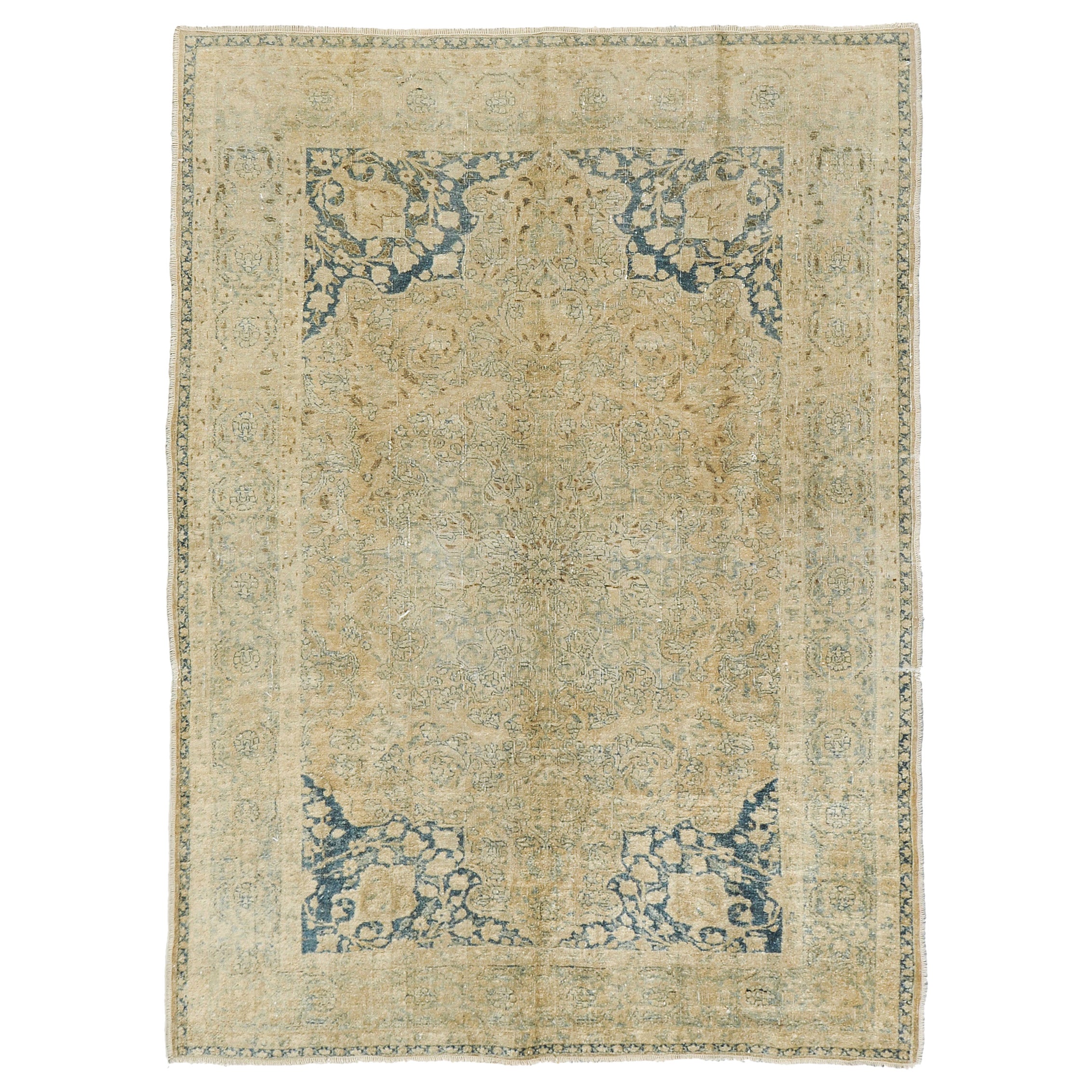 Mehraban Alfombra Persa Antigua Tabriz 26155