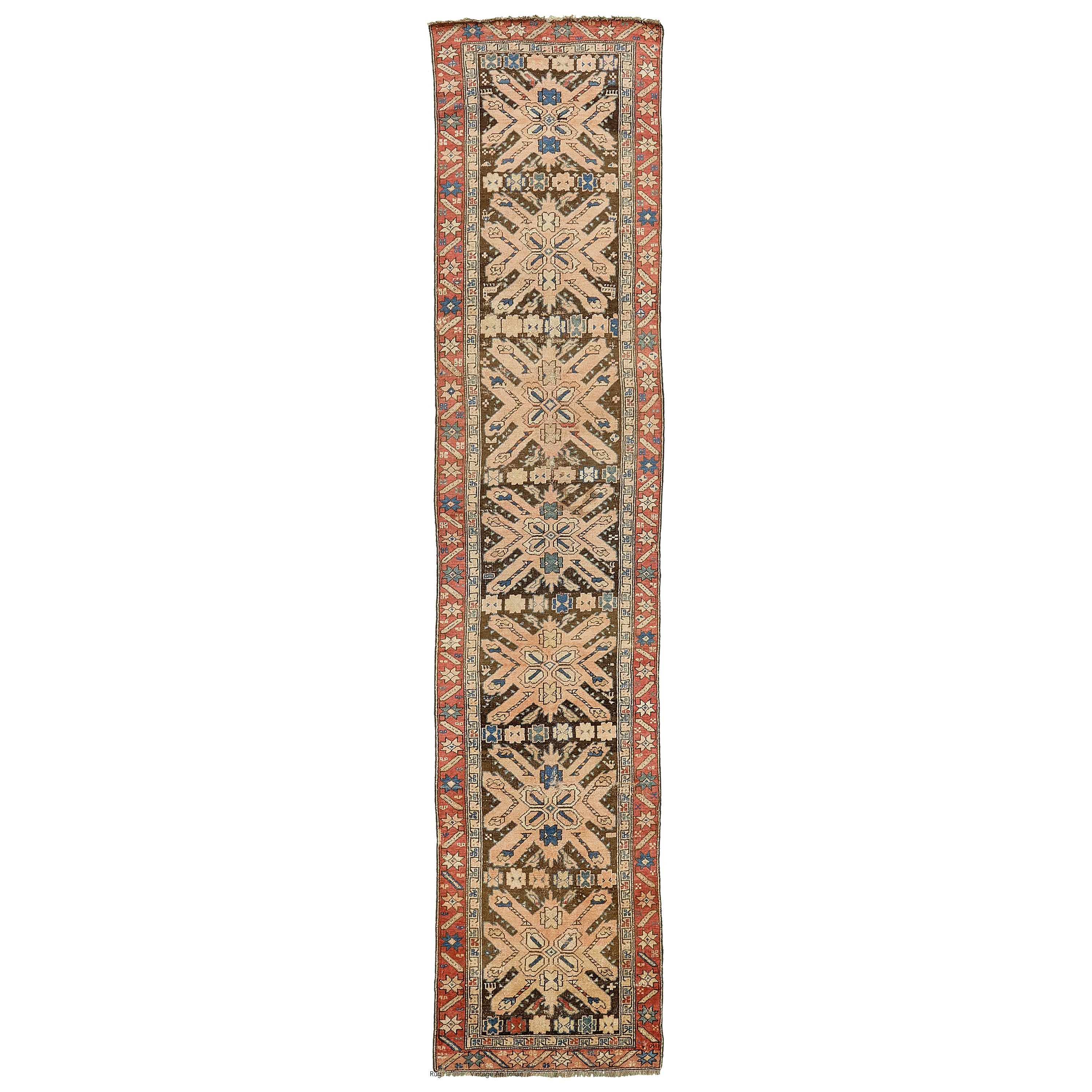 Mehraban Antique Russian Gharabagh Runner