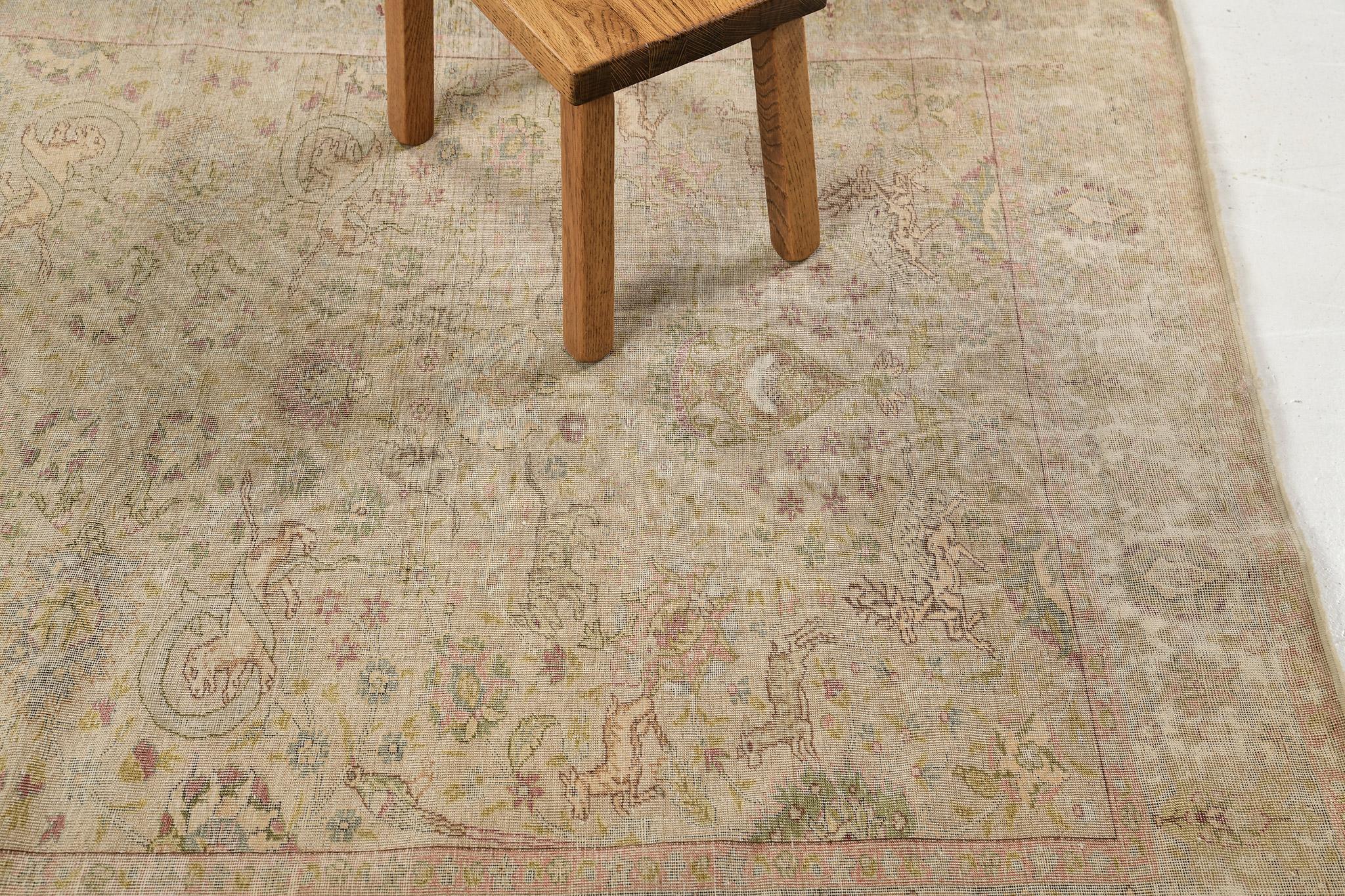 Mehraban Antiker Sivas-Teppich aus Seide (Türkisch) im Angebot