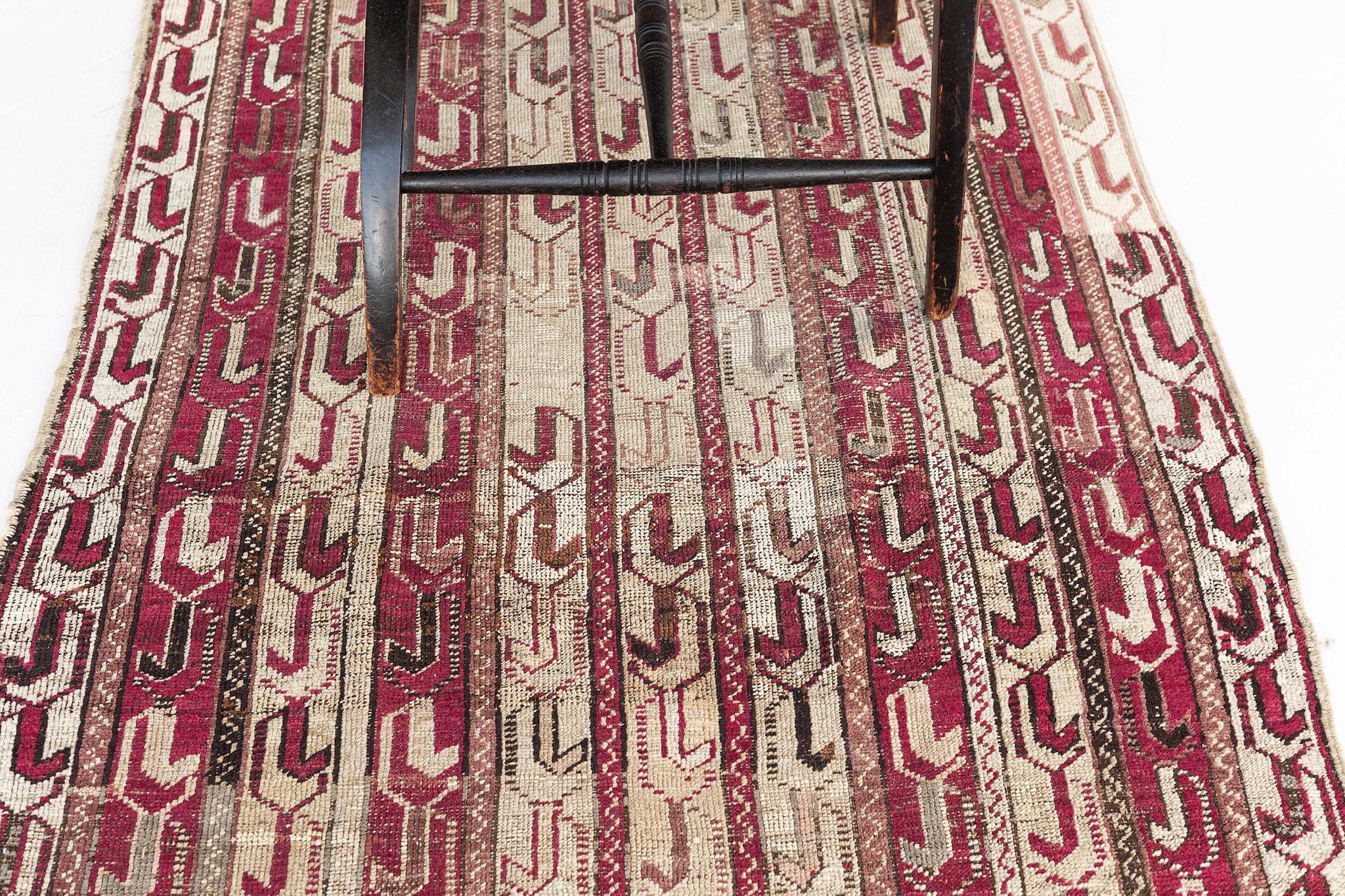 Early 20th Century Mehraban Antique Turkish Anatolian Runner For Sale