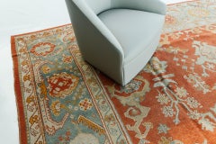 Antique Turkish Oushak Rug
