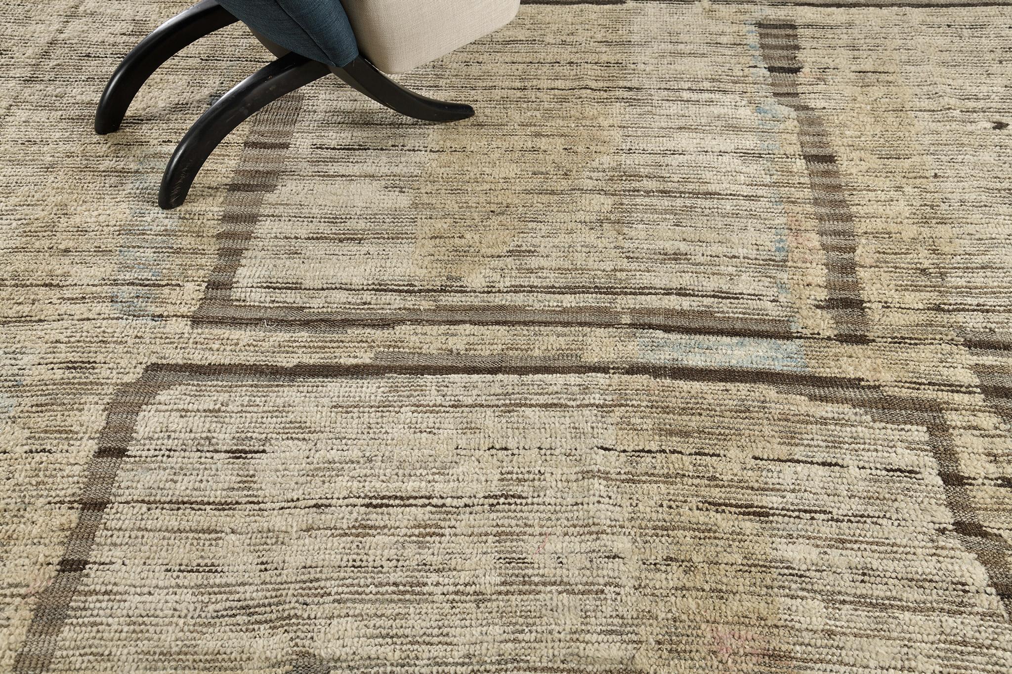 Hand-Knotted Mehraban Aziza, Atlas Collection, Seasons For Sale