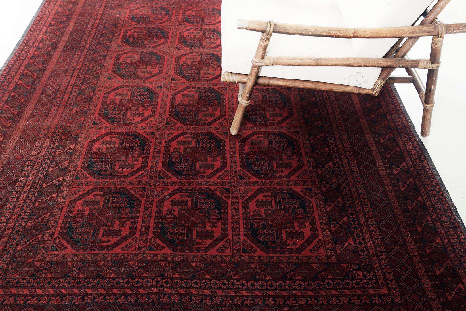Mehraban Bokhara Design Teppich im Angebot 1