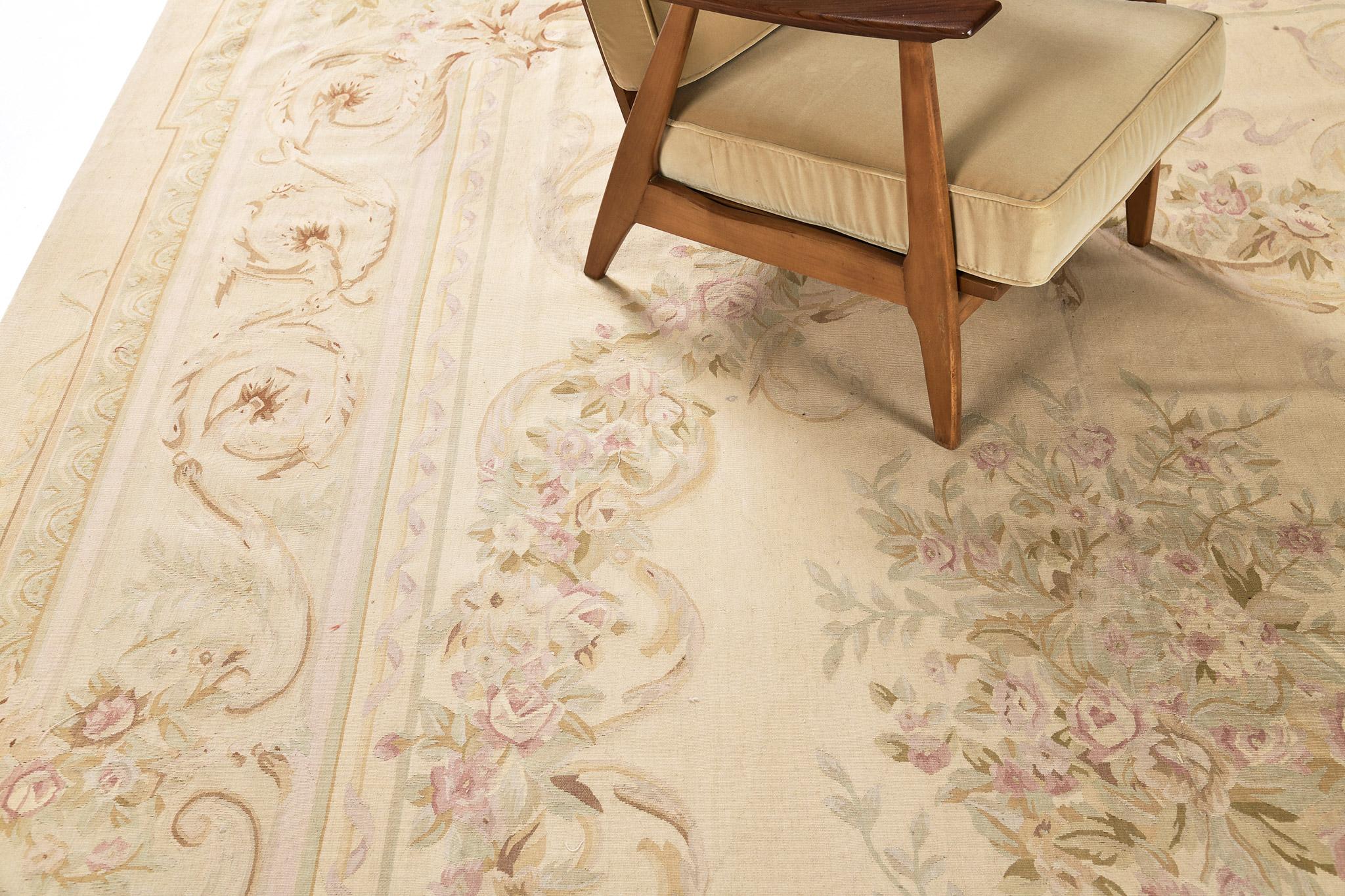 Mehraban Aubusson cinese a trama piatta in vendita 5