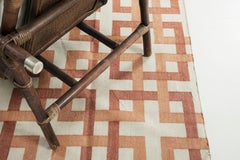 Mehraban Contemporary Flat-Weave Rug Cielo Collection Estera Tangerine