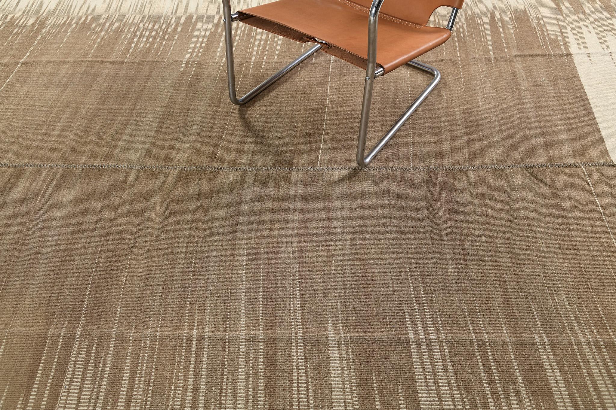 Mehraban Contemporary Flat-Weave Rug Volare Collection For Sale 9