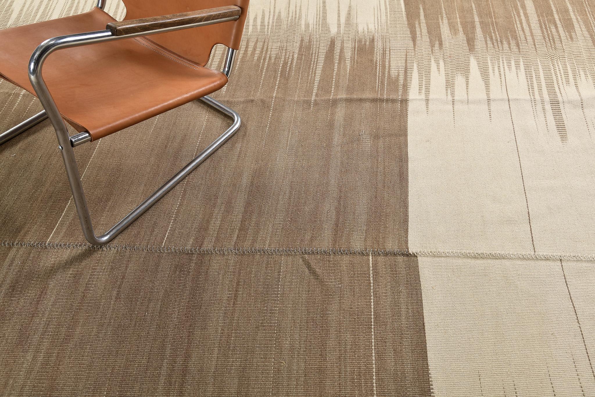 Mehraban Contemporary Flat-Weave Rug Volare Collection For Sale 1