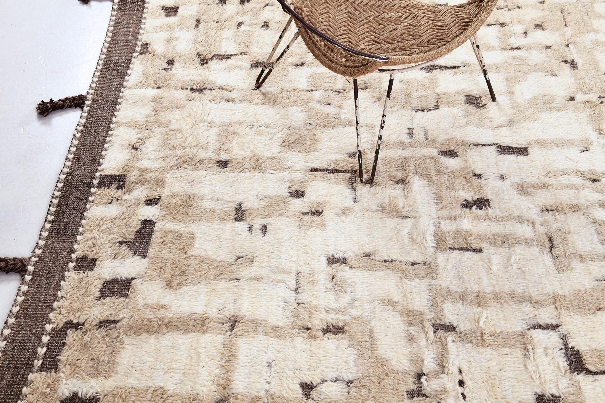 Hand-Knotted Mehraban Deverpa, Atlas Collection For Sale