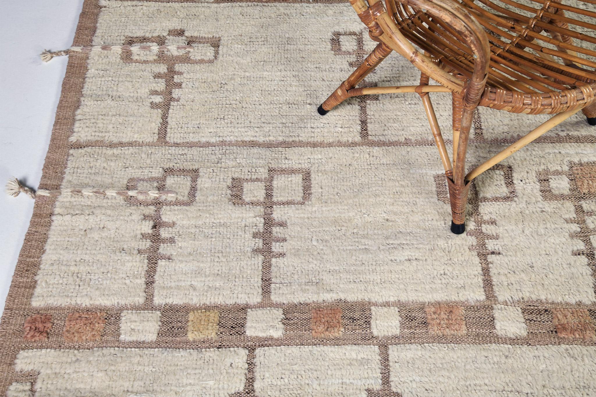Mehraban Falt, Kust Collection Rug For Sale 3