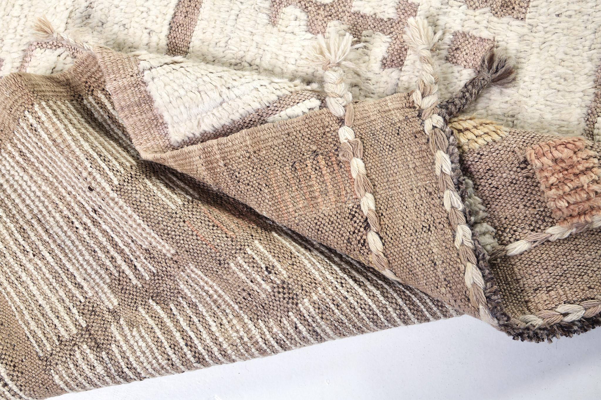 Central Asian Mehraban Falt, Kust Collection Rug For Sale