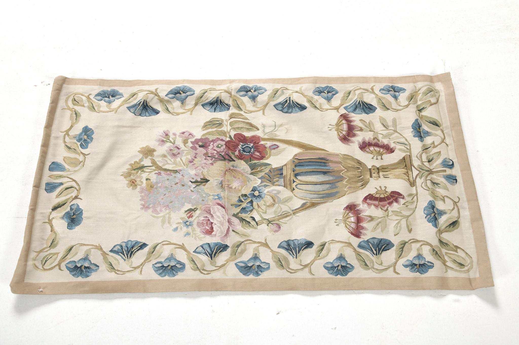 Contemporary Mehraban Fine French Tapestry For Sale